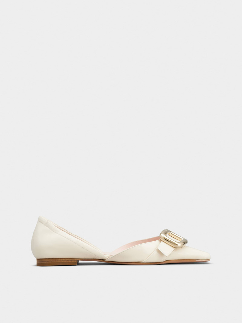 Viv' Canard D'Orsay Ballerinas in leather 1