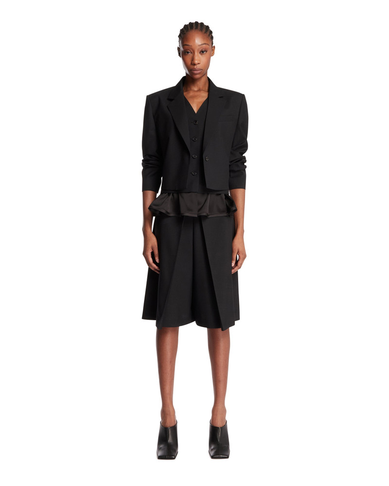 JUUN.J Black Wool Vest outlook