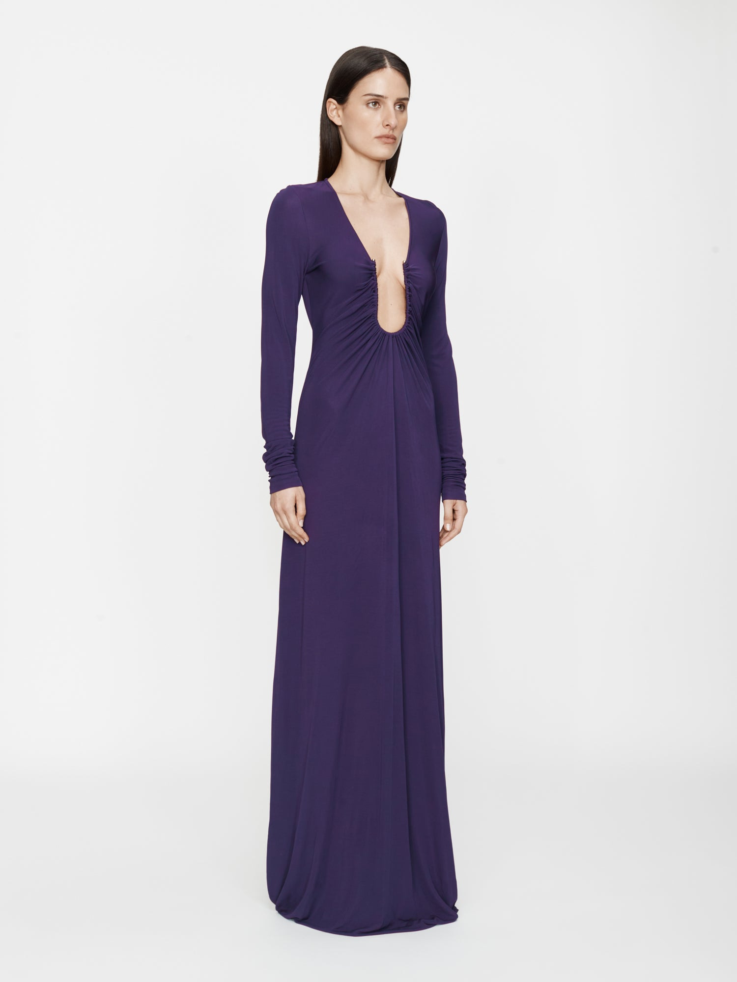 Arced Palm Long Sleeve Dress - 4