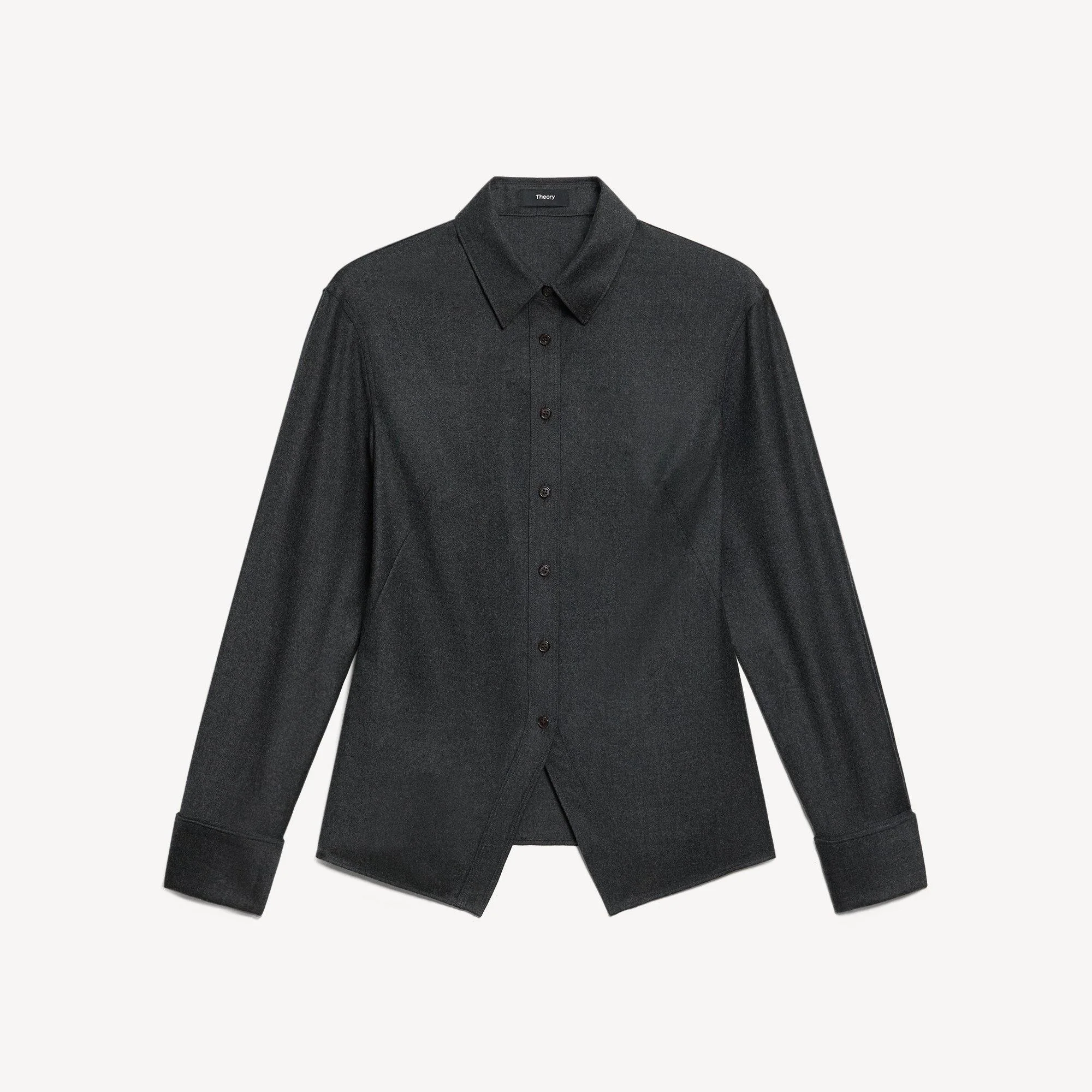 Cutaway Shirt in Sleek Flannel - 1