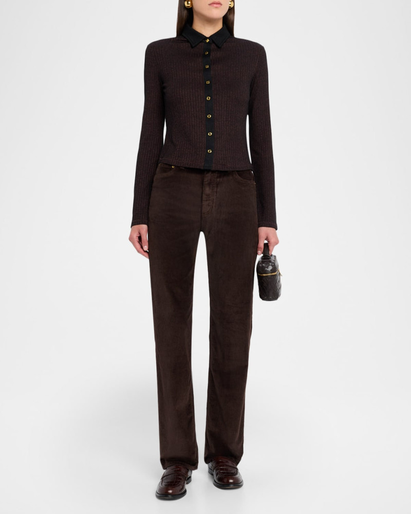 rag & bone Harlow Mid-Rise Full Straight Jeans outlook