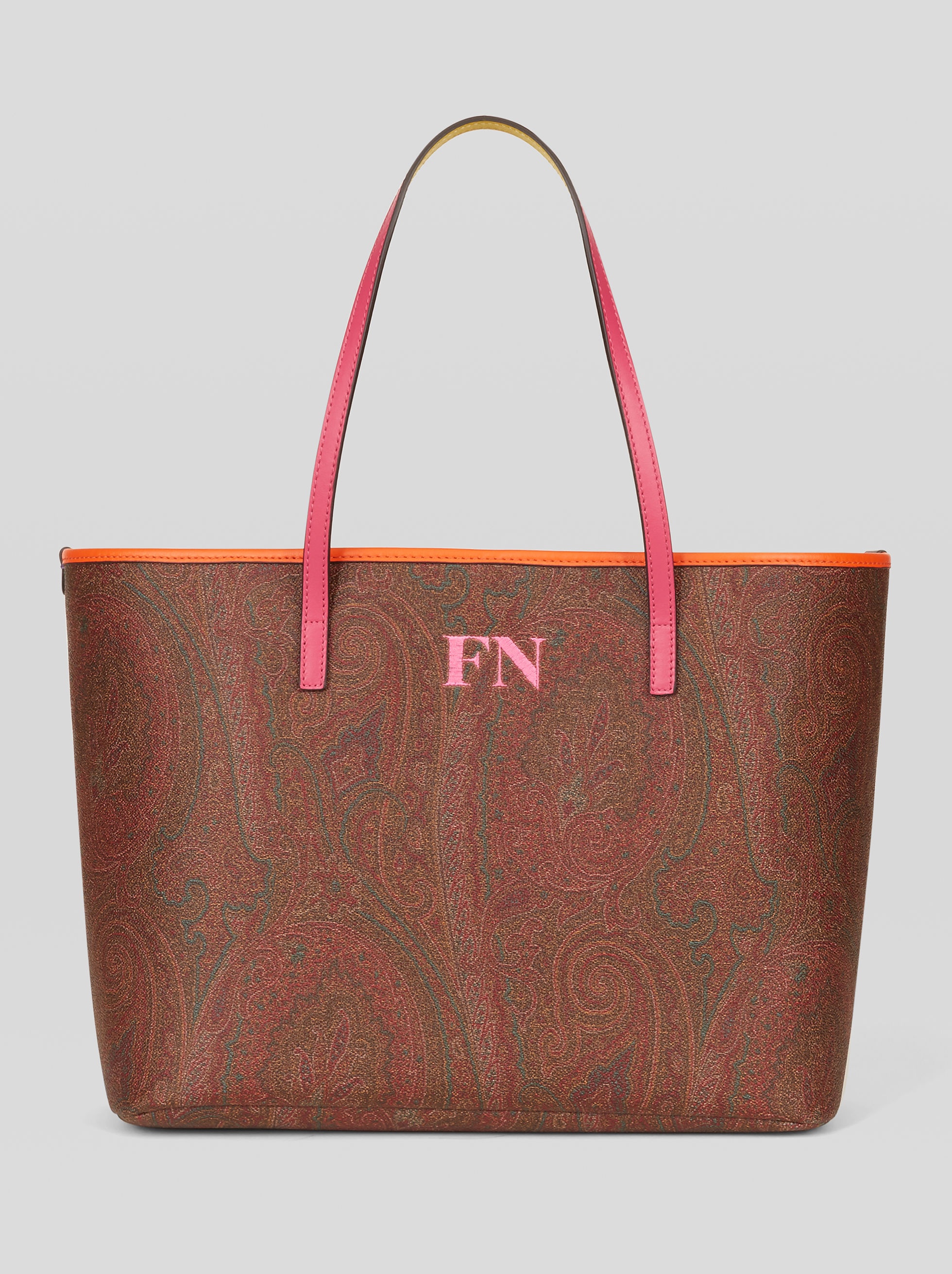 PAISLEY SHOPPING BAG WITH MULTI-COLOUR DETAILS - 3