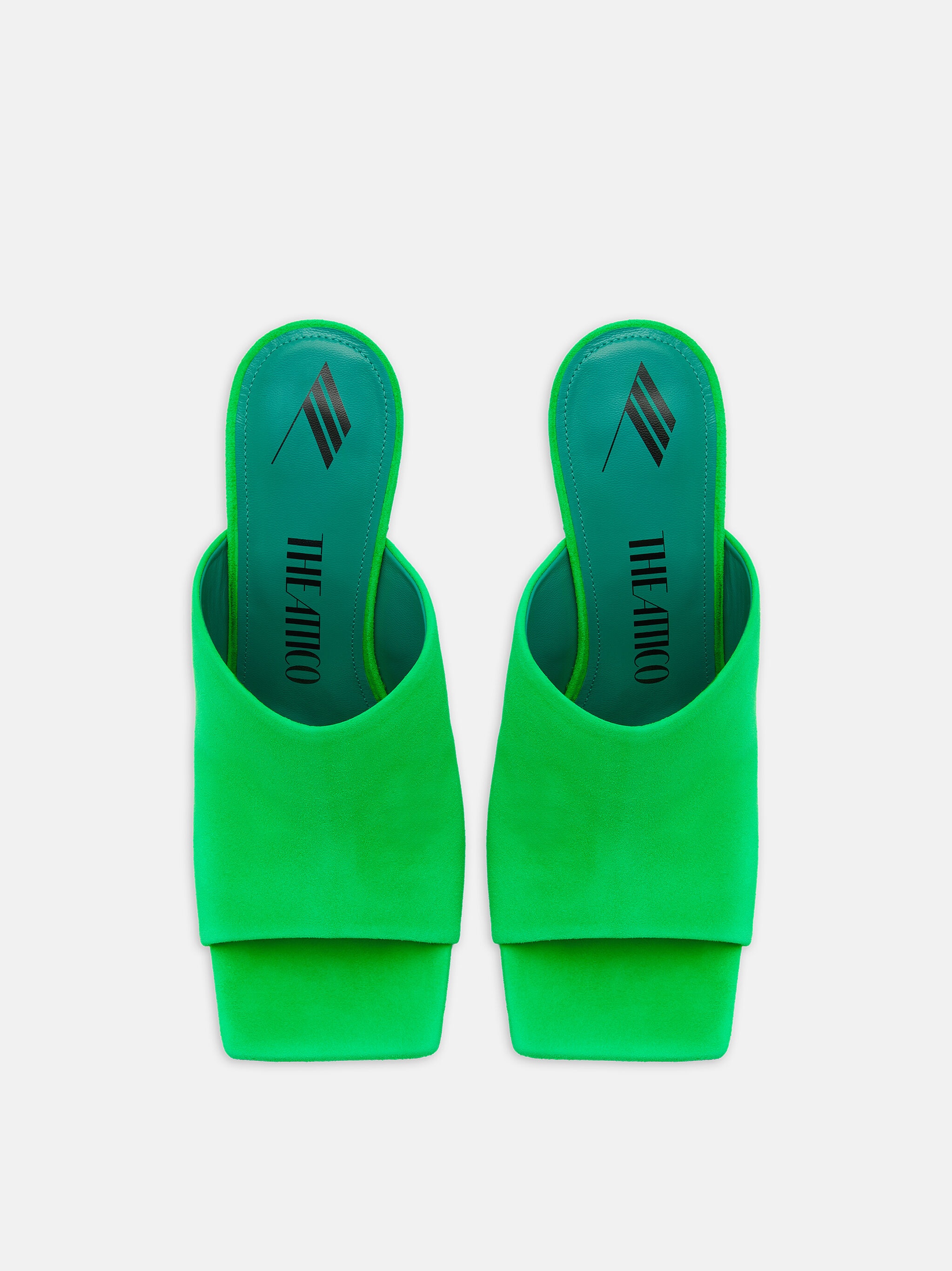 ''CHEOPE'' FLUO GREEN MULE - 3