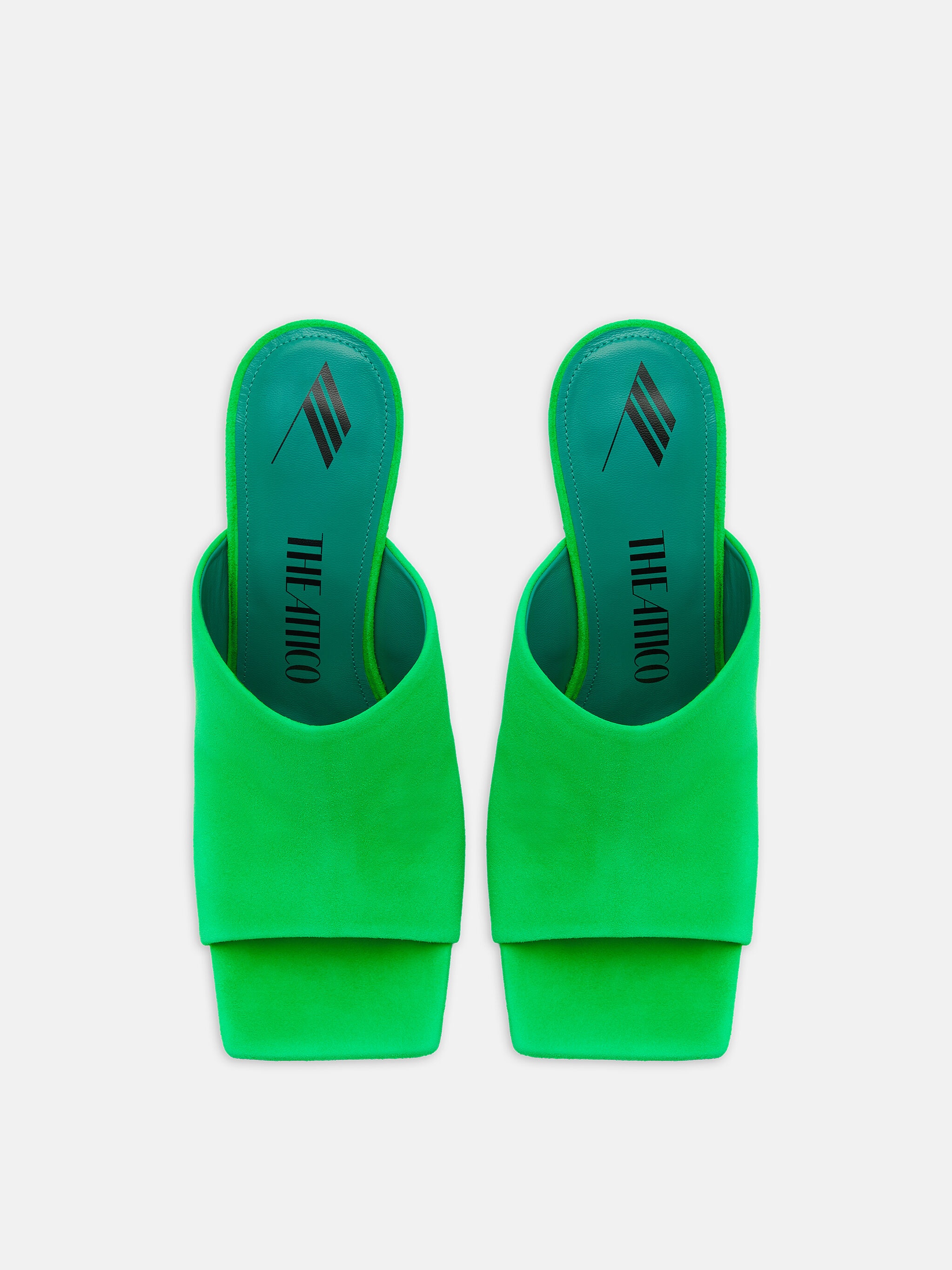 ''CHEOPE'' FLUO GREEN MULE - 3