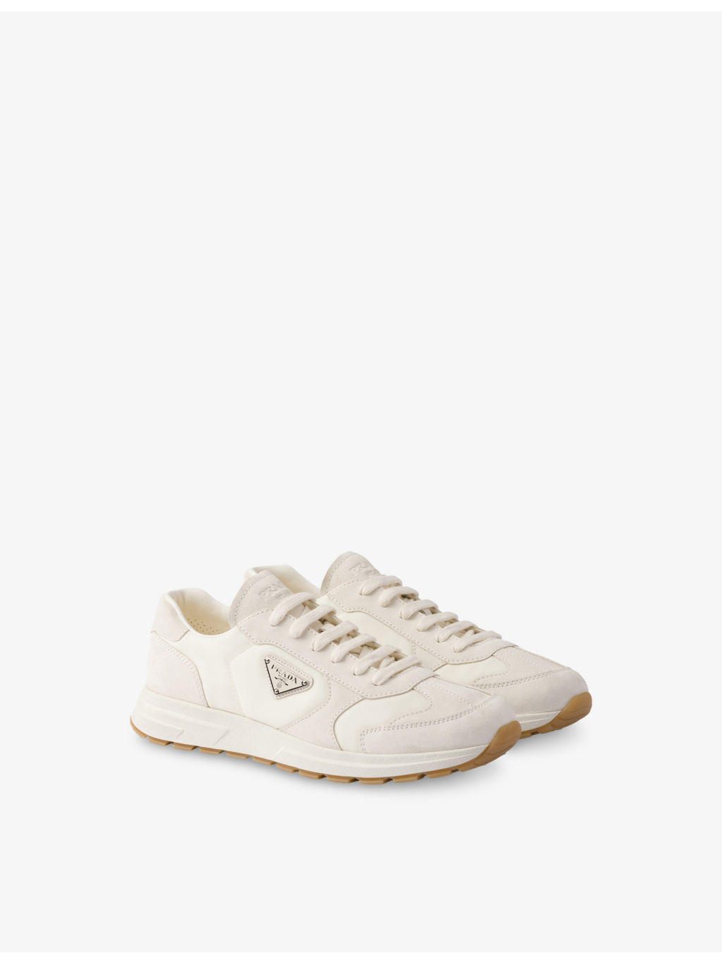 Prax Suede and Woven Trainers - 4