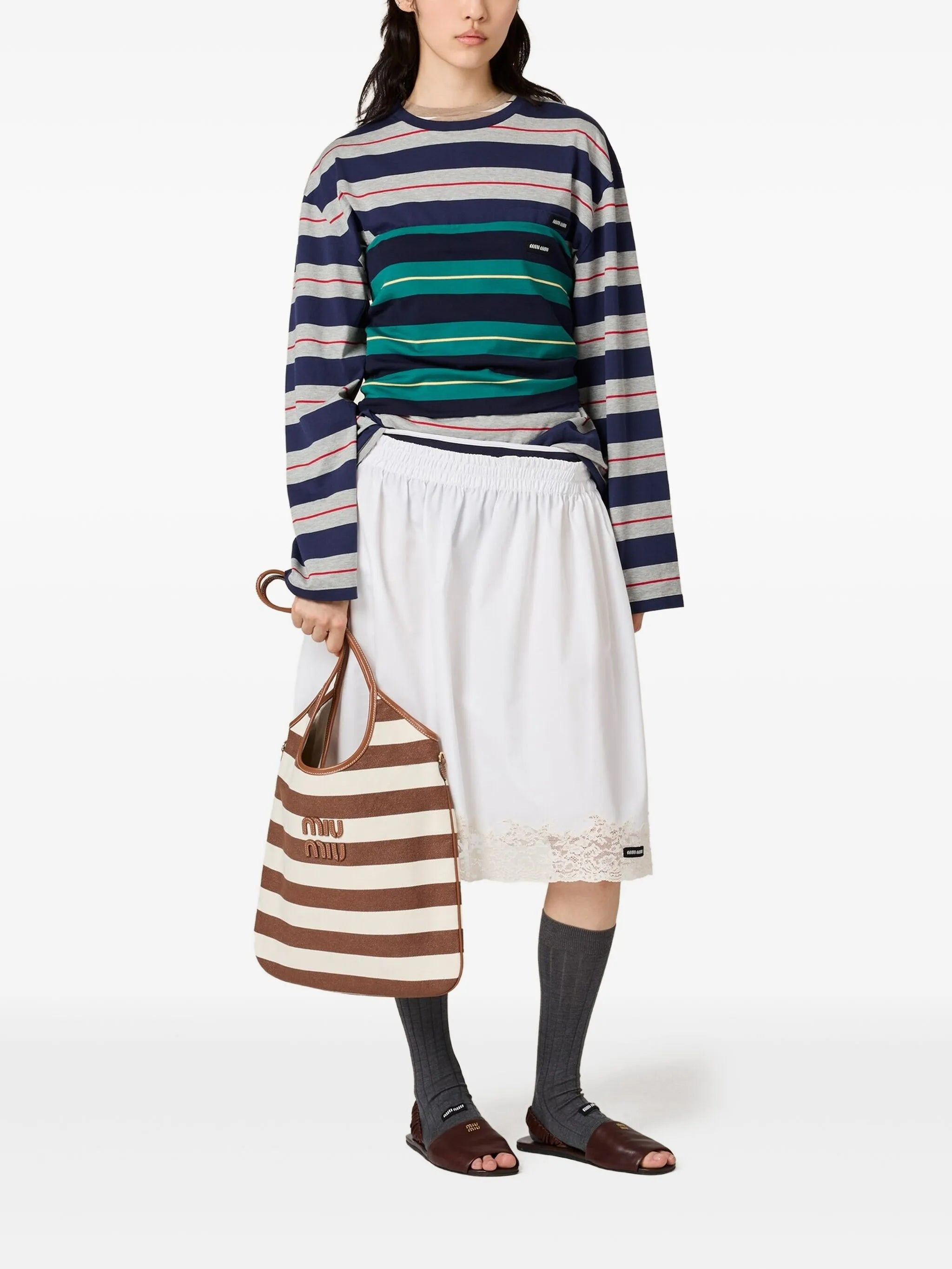 Miu Miu Striped Top - 3