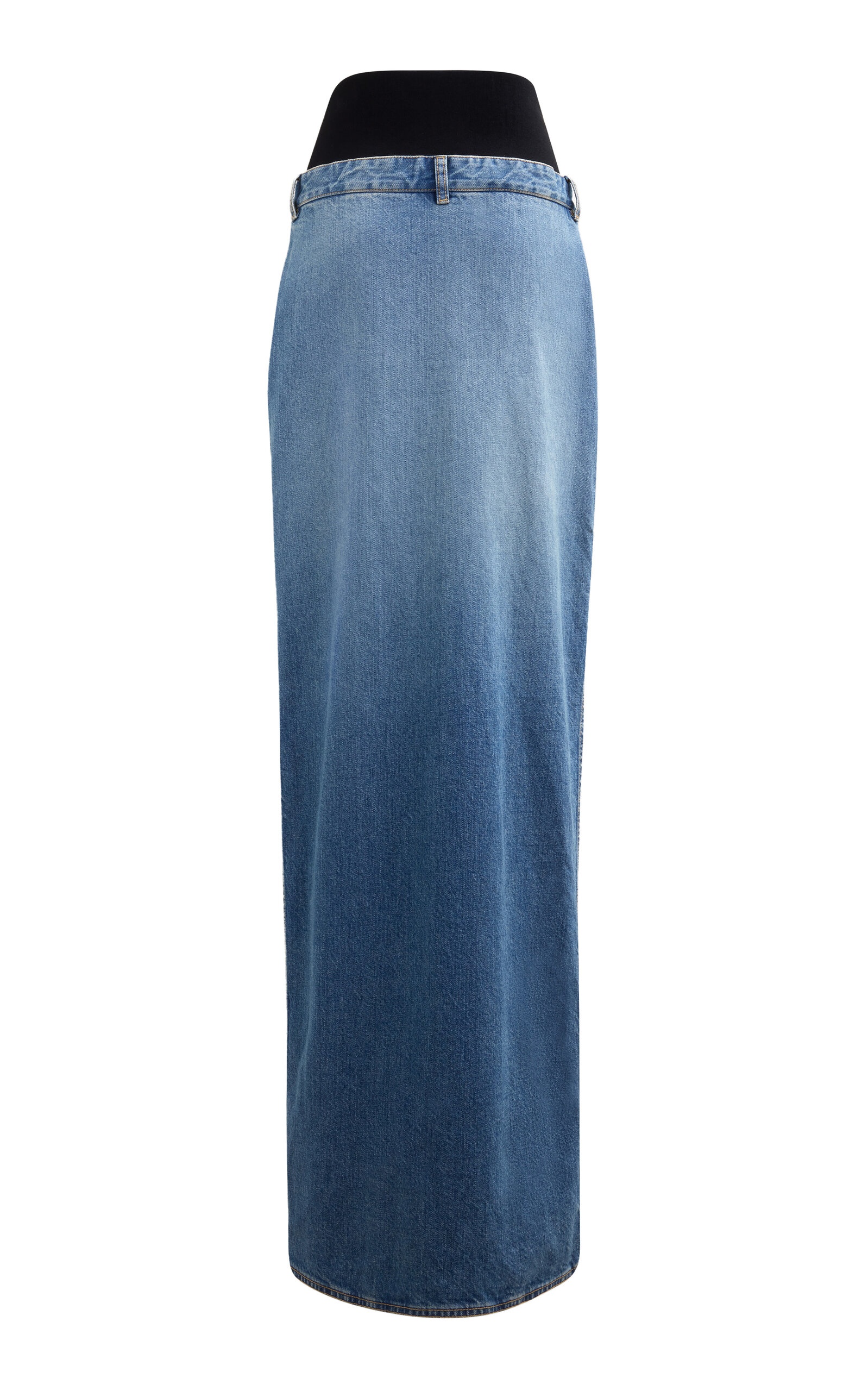Alaïa Denim Maxi Column Skirt blue | modaoperandi | REVERSIBLE