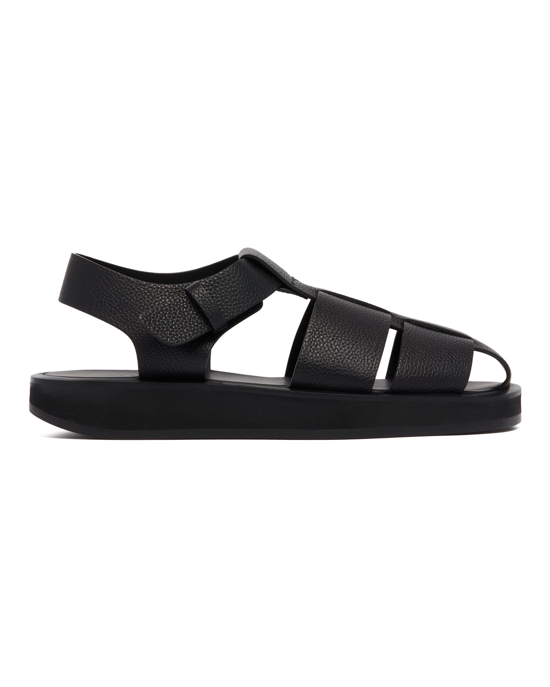Black Fisherman Sandals - 2