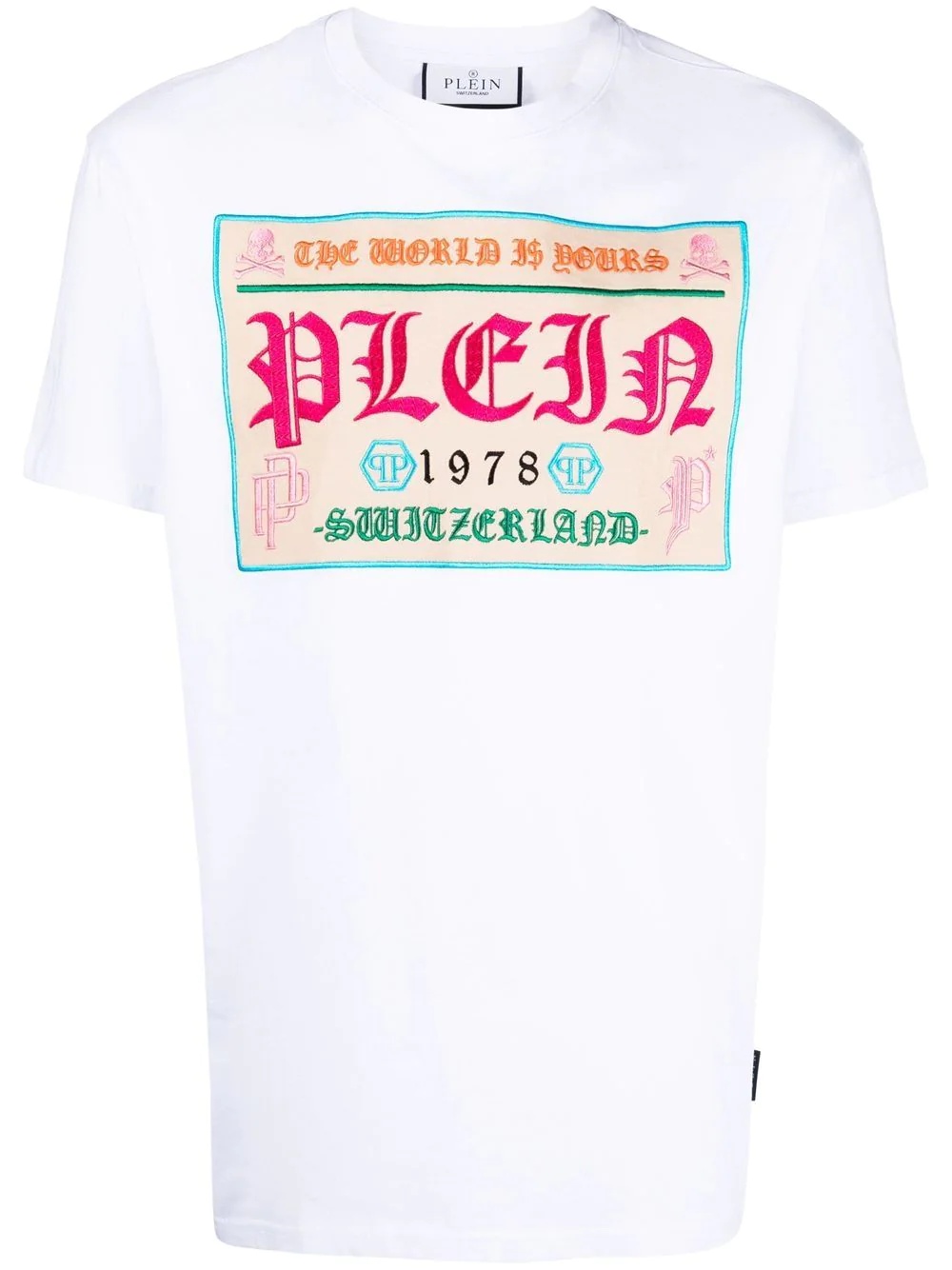 logo-print T-shirt - 1