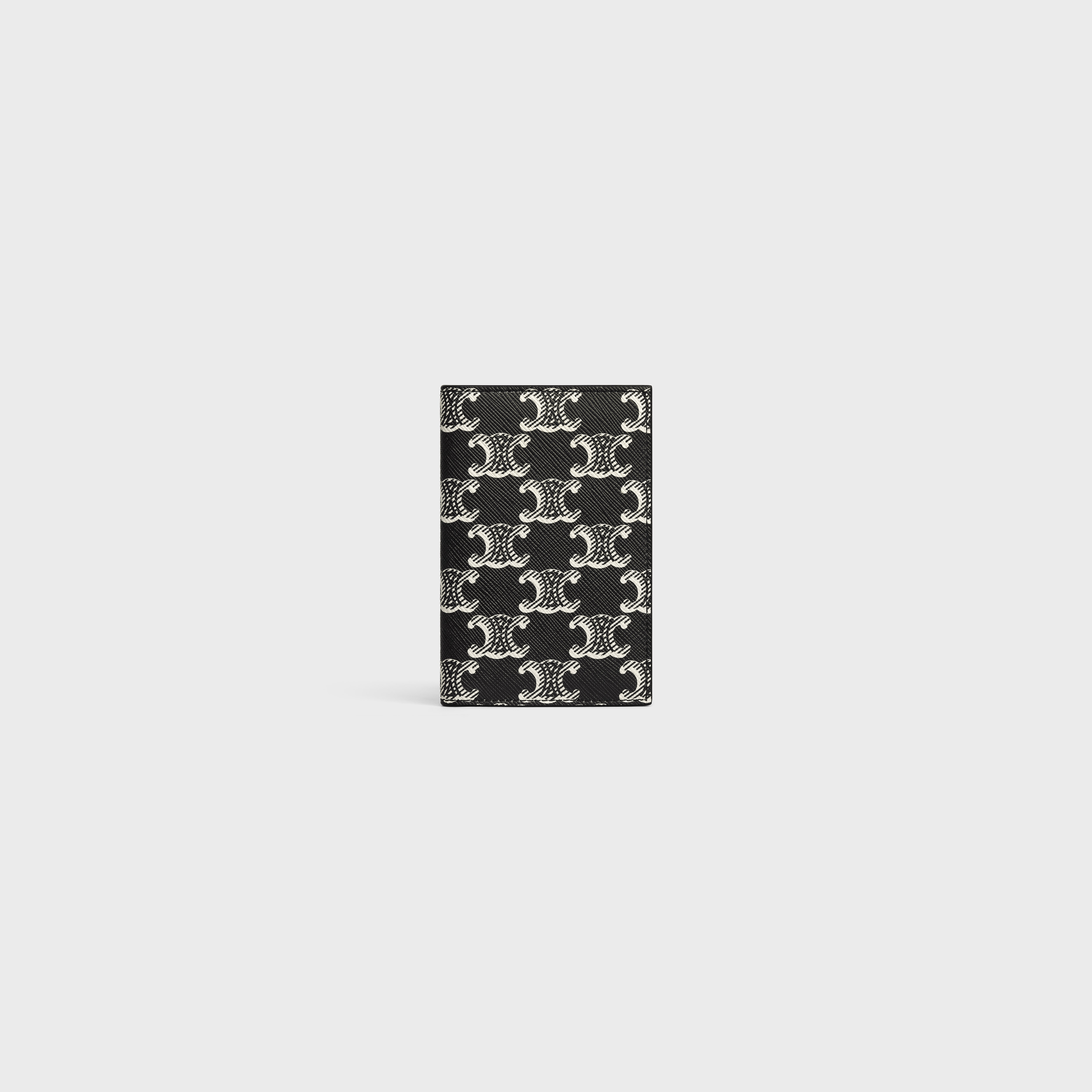 VERTICAL CARD HOLDER in Triomphe canvas two-tone - 1