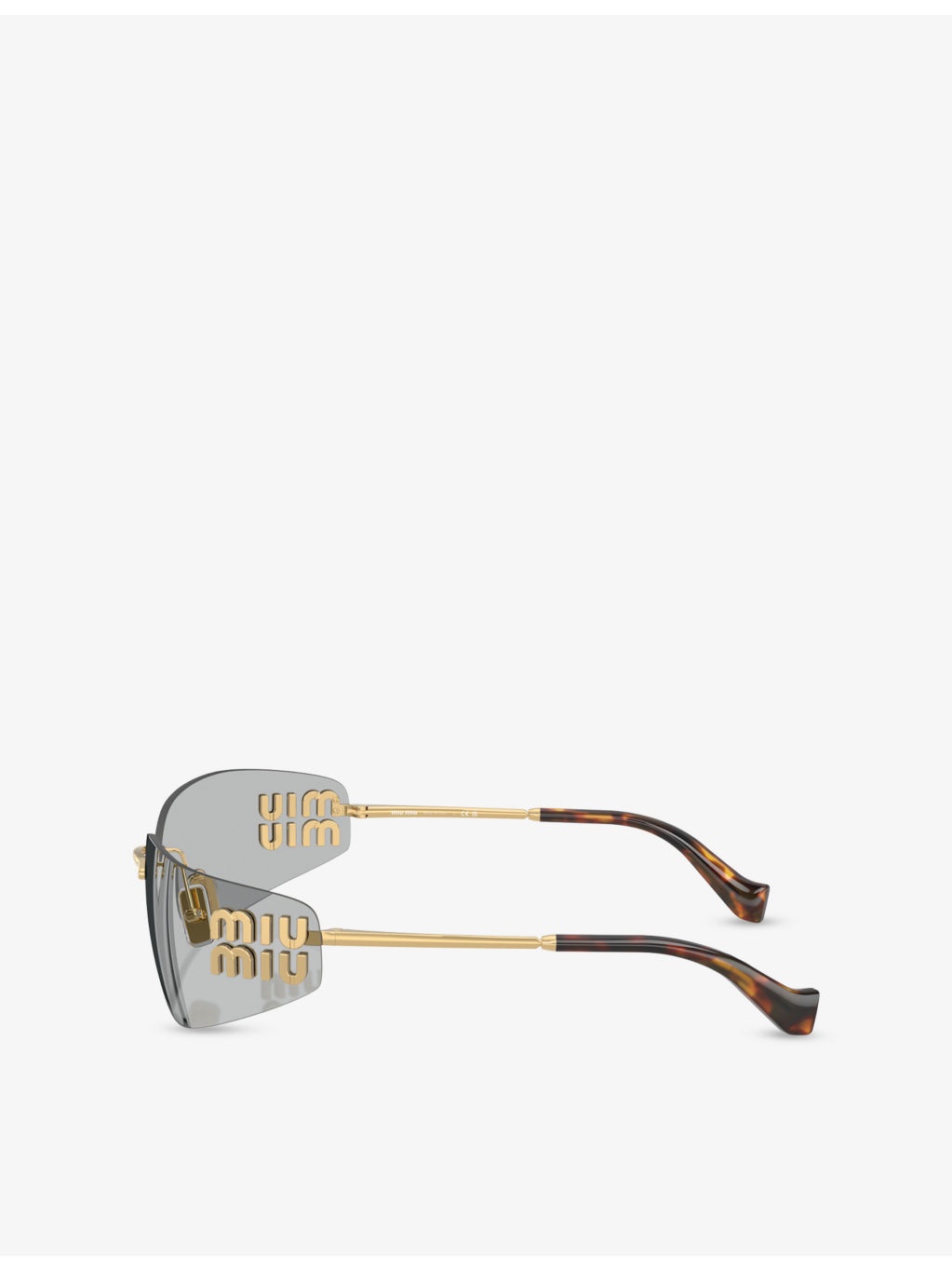MU A51S Square-Frame Metal Sunglasses - 3