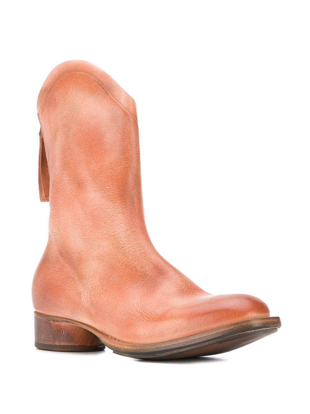 zipped cowgirl boots - 2