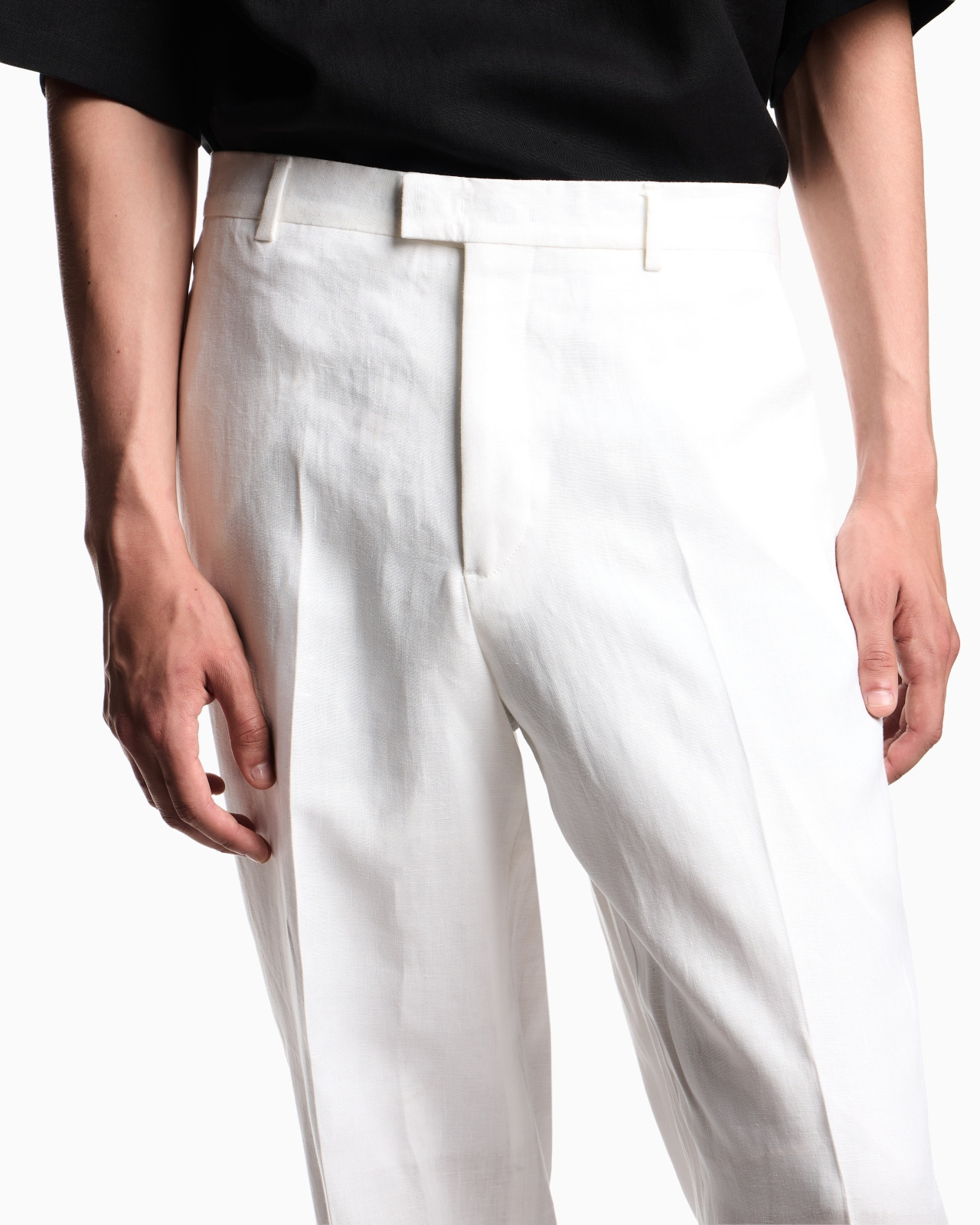 PURE LINEN TROUSERS - 5