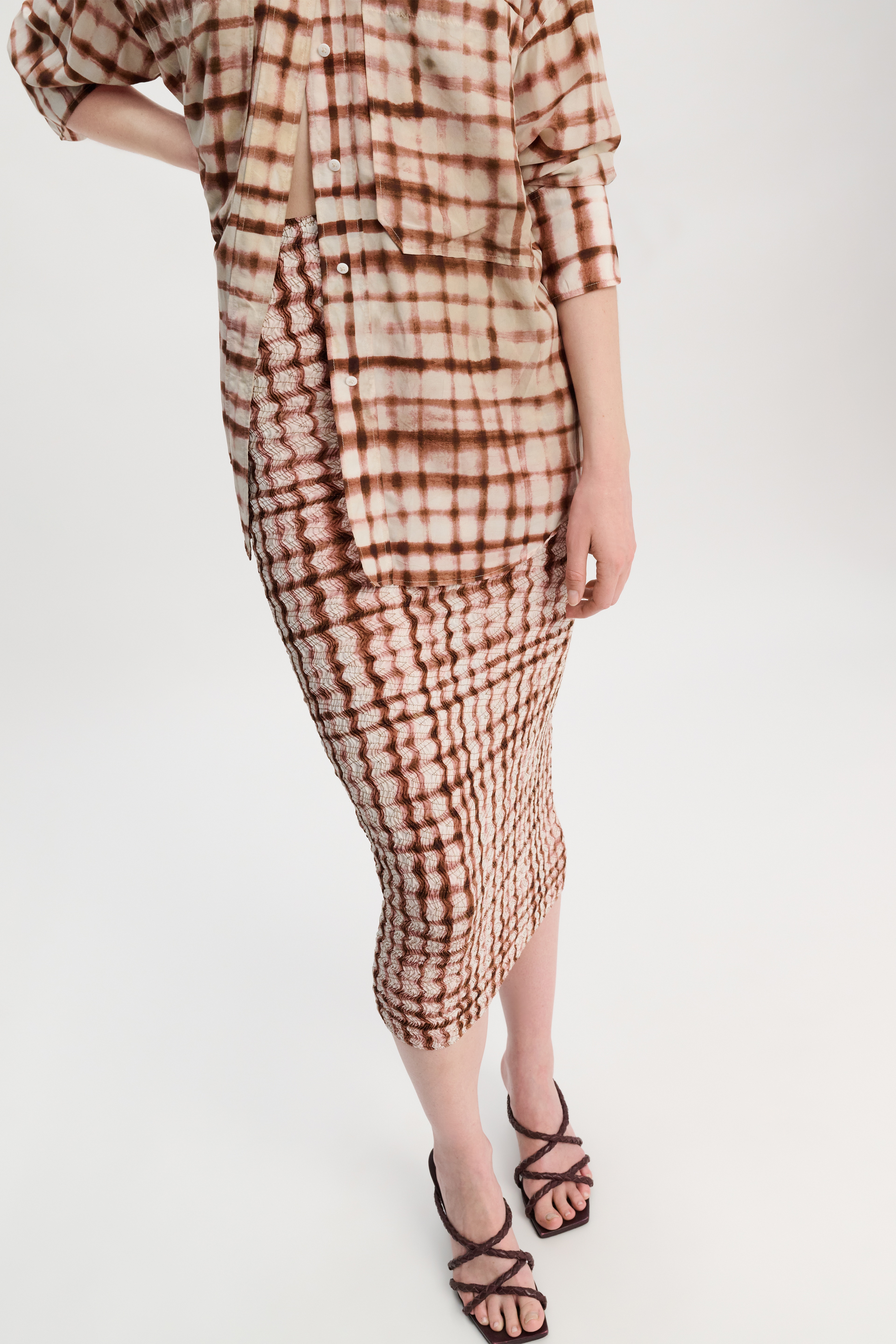 CHECKED STATEMENT skirt - 3