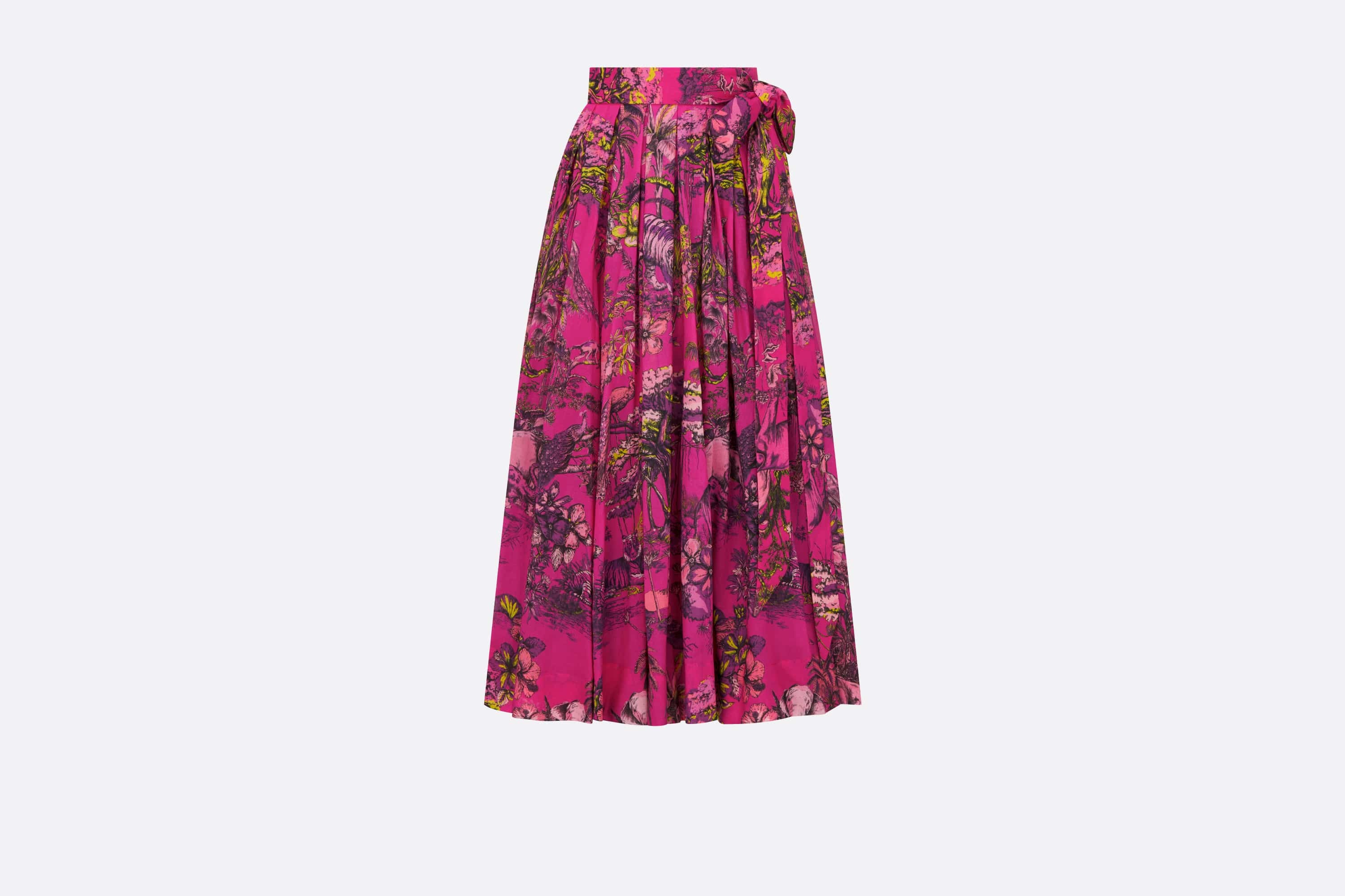 Mid-Length Pleated Skirt - 1