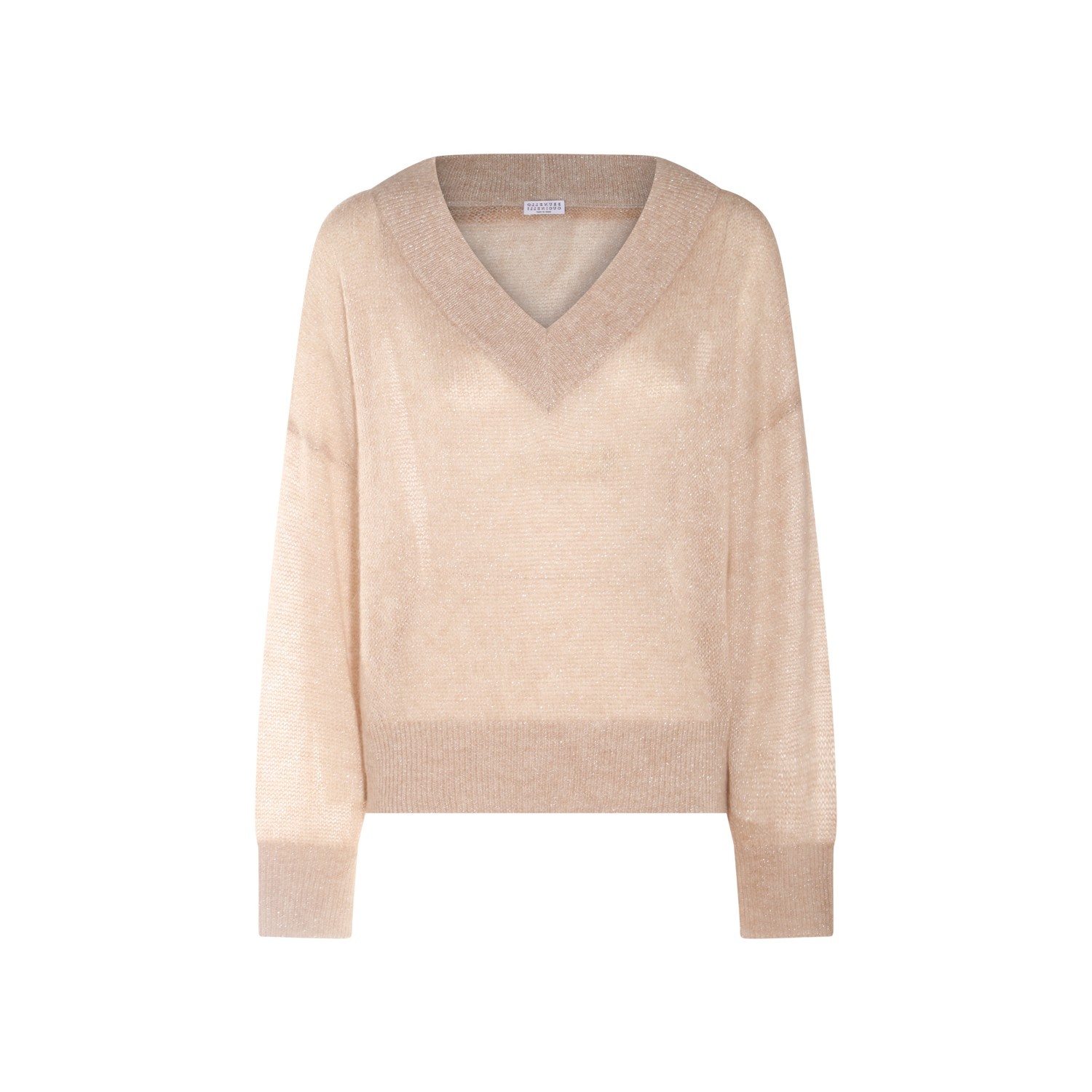 CREAM WOOL KNITWEAR - 1