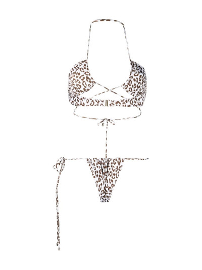 MANOKHI leopard-print bikini set outlook