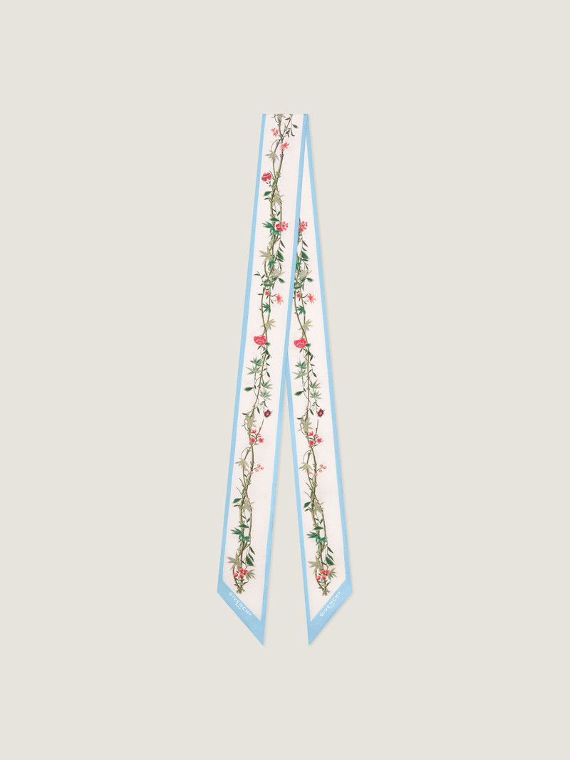 BANDEAU IN SILK WITH FLORAL PRINT 1