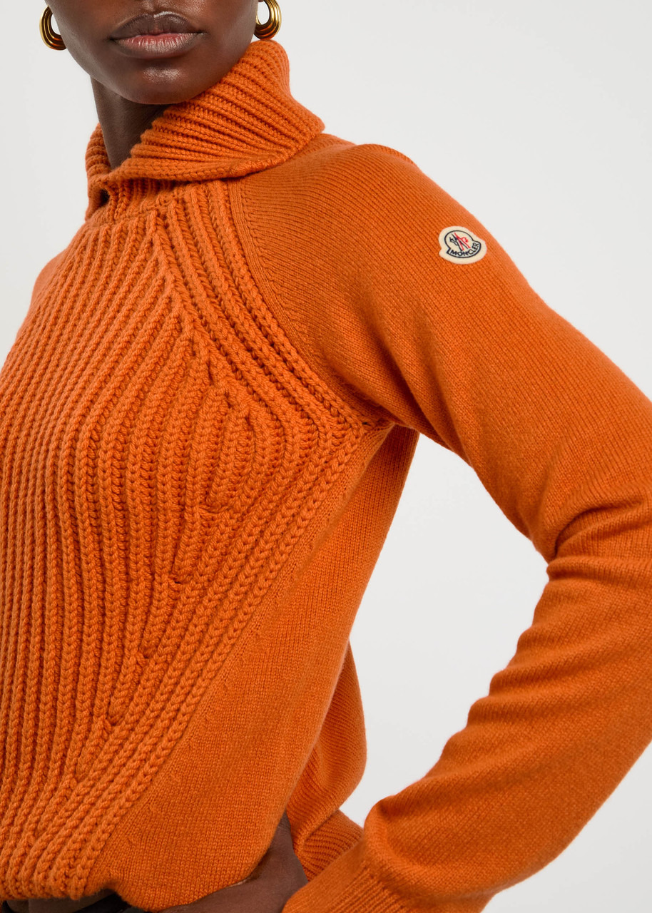 Moncler Roll-neck Wool and Cashmere-blend Jumper - 5