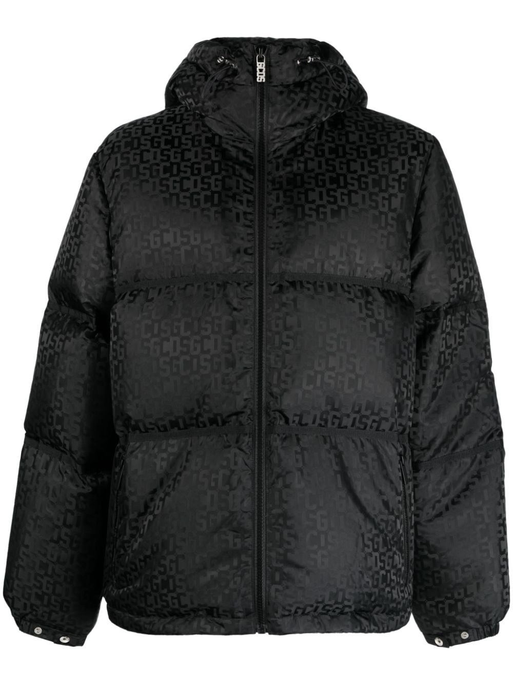 Gcds Monogram Puffer Jacket : Men Coats & Jackets Black | Gcds