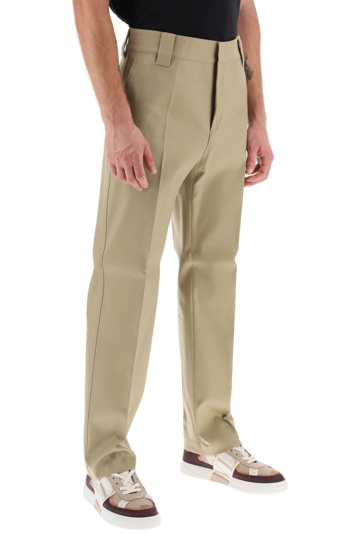 COTTON CHINO PANTS - 3