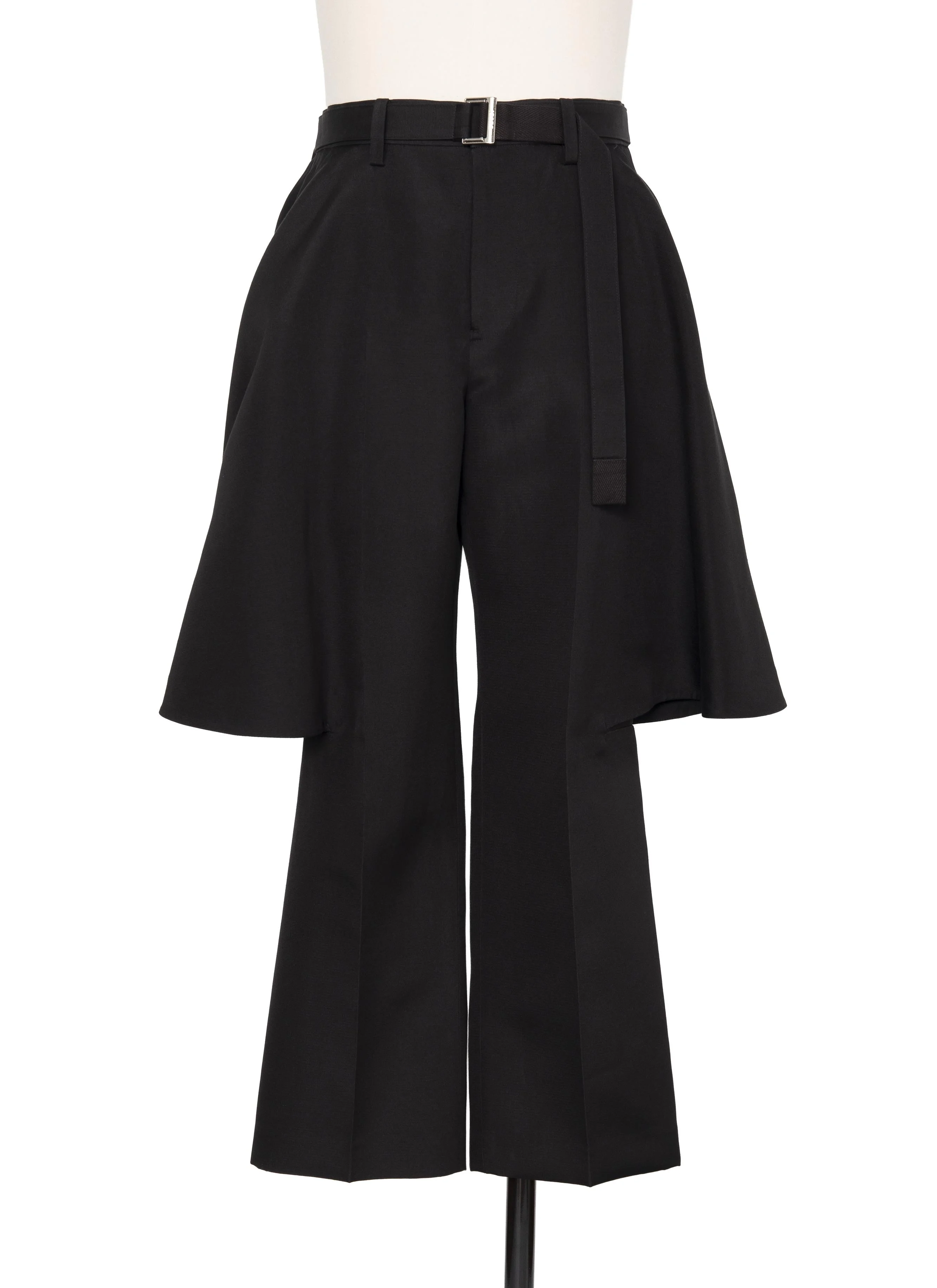 Double-Faced Silk Cotton Pants - 1