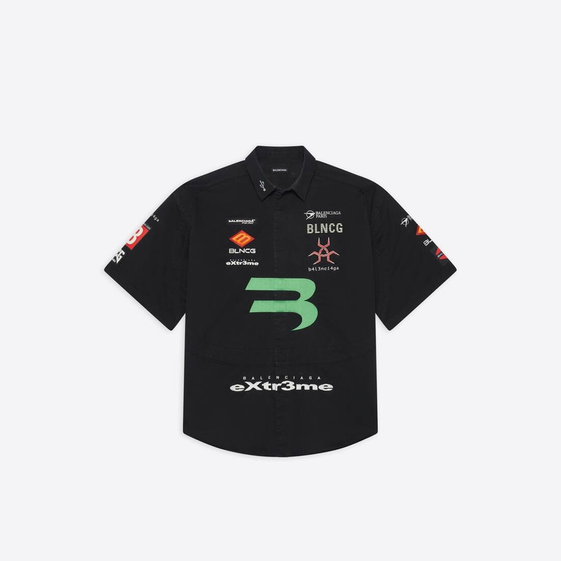Men's Gamer Shirt in Black - 1