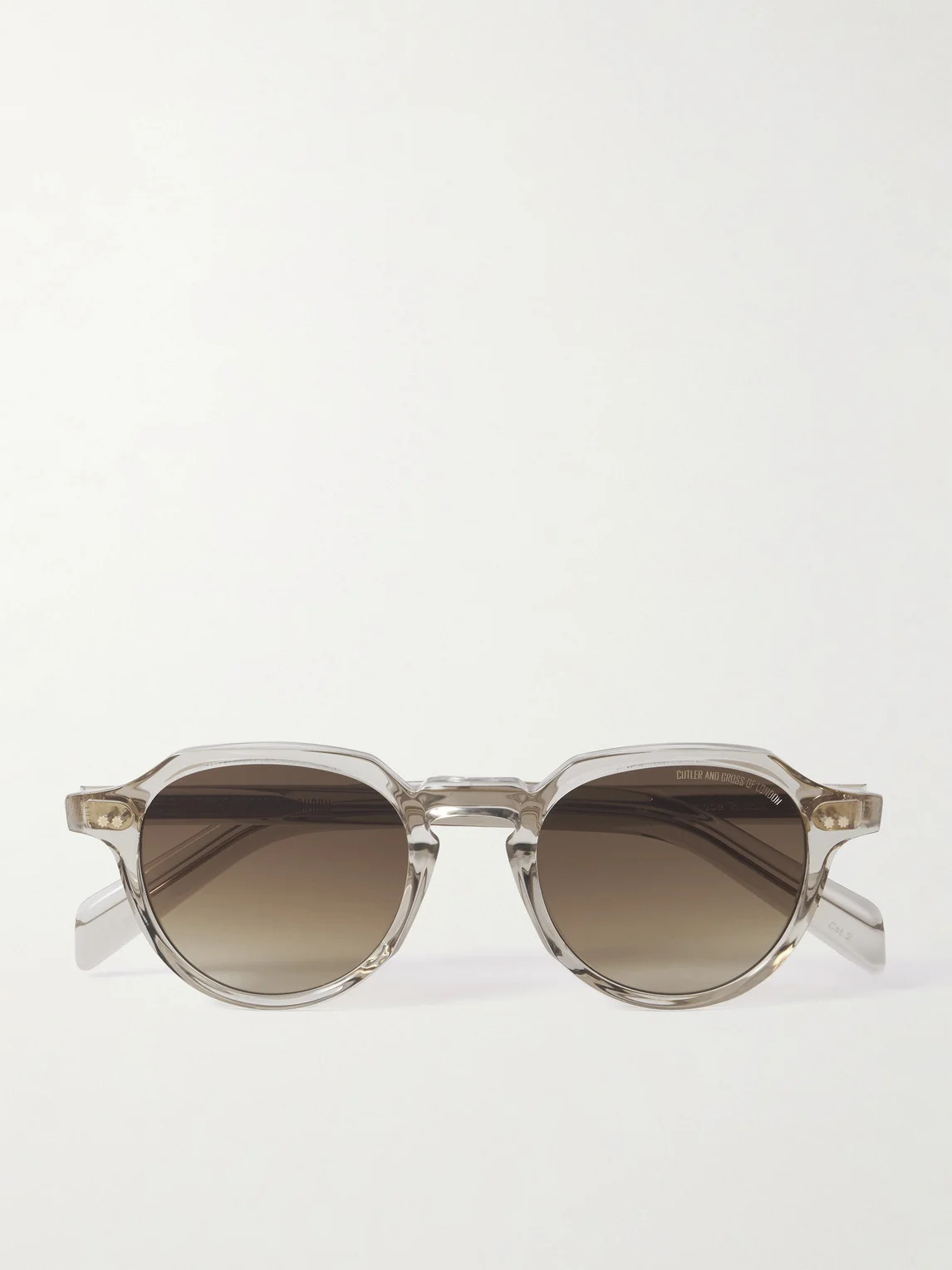 GR06 Round-Frame Acetate Sunglasses - 1