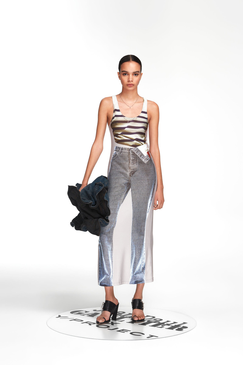 Trompe L'Oeil Mariniere Maxi Dress 1