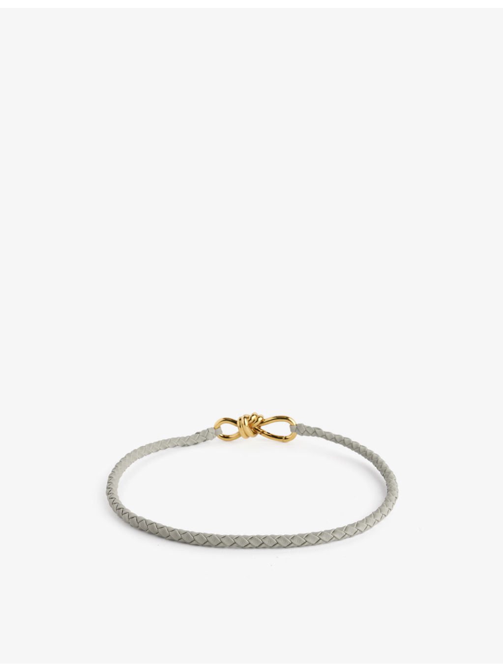 Knot logo-engraved leather belt - 3