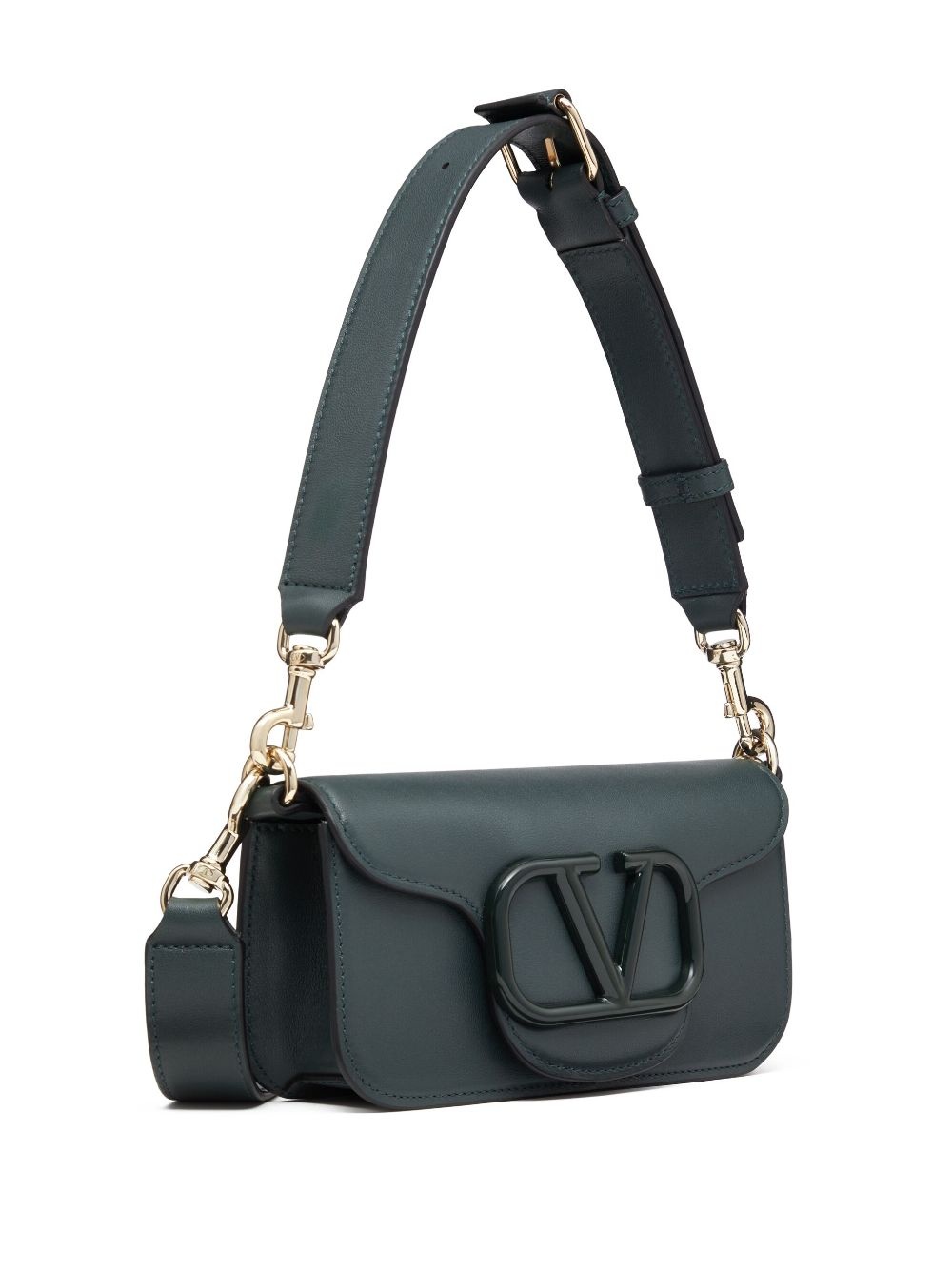 mini Locò leather shoulder bag - 3