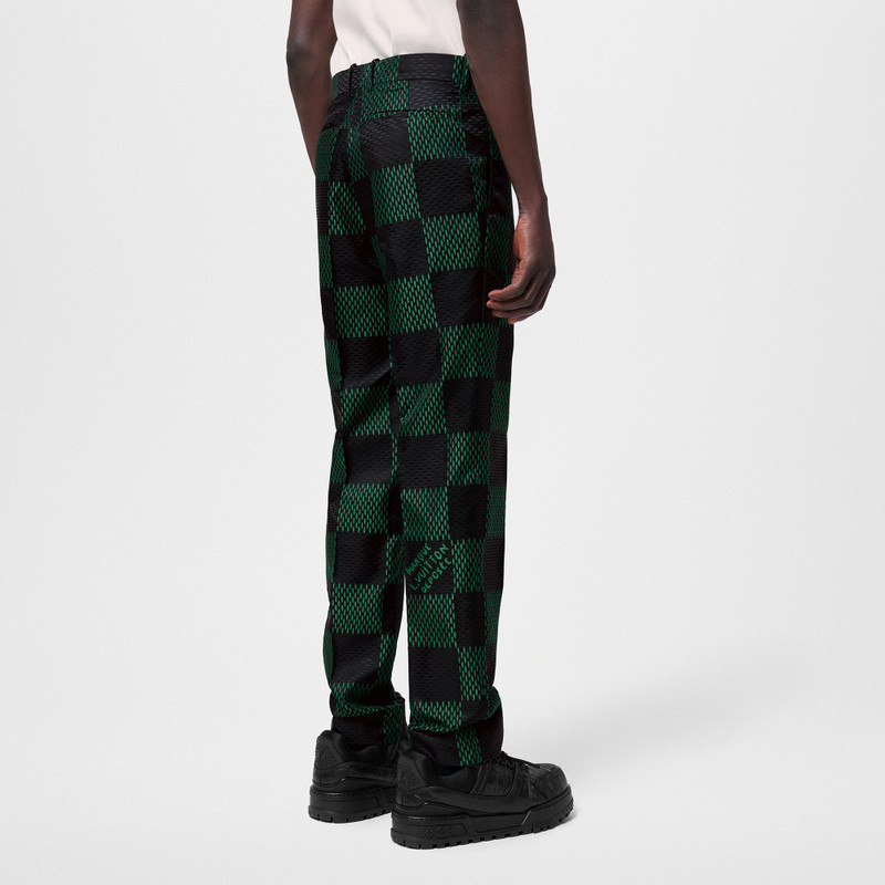 Damier Nylon Cigarette Pants 5