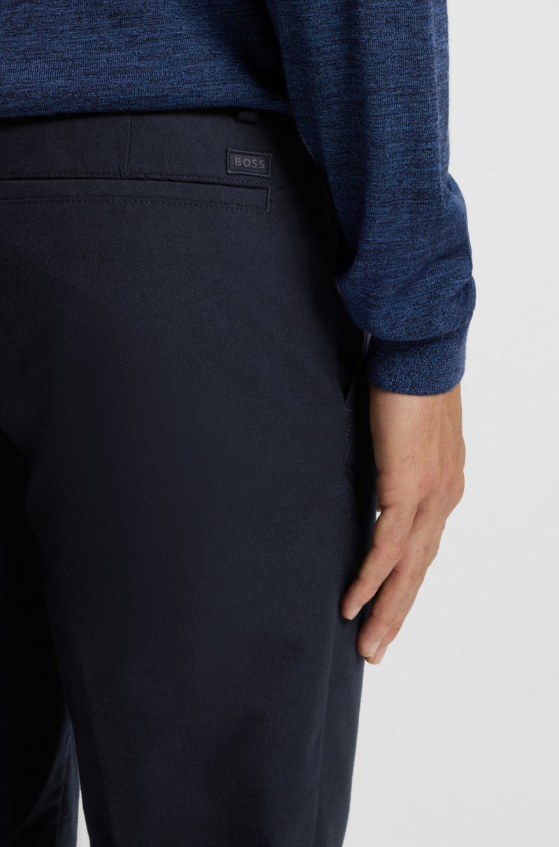 SLIM-FIT TROUSERS IN COTTON-BLEND TWILL 5