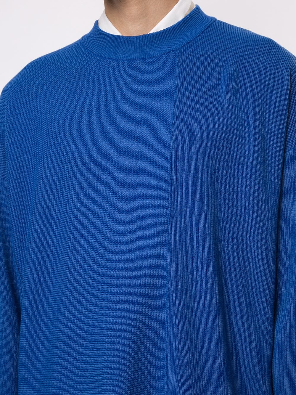 Unbalanced long sleeve jumper - 5