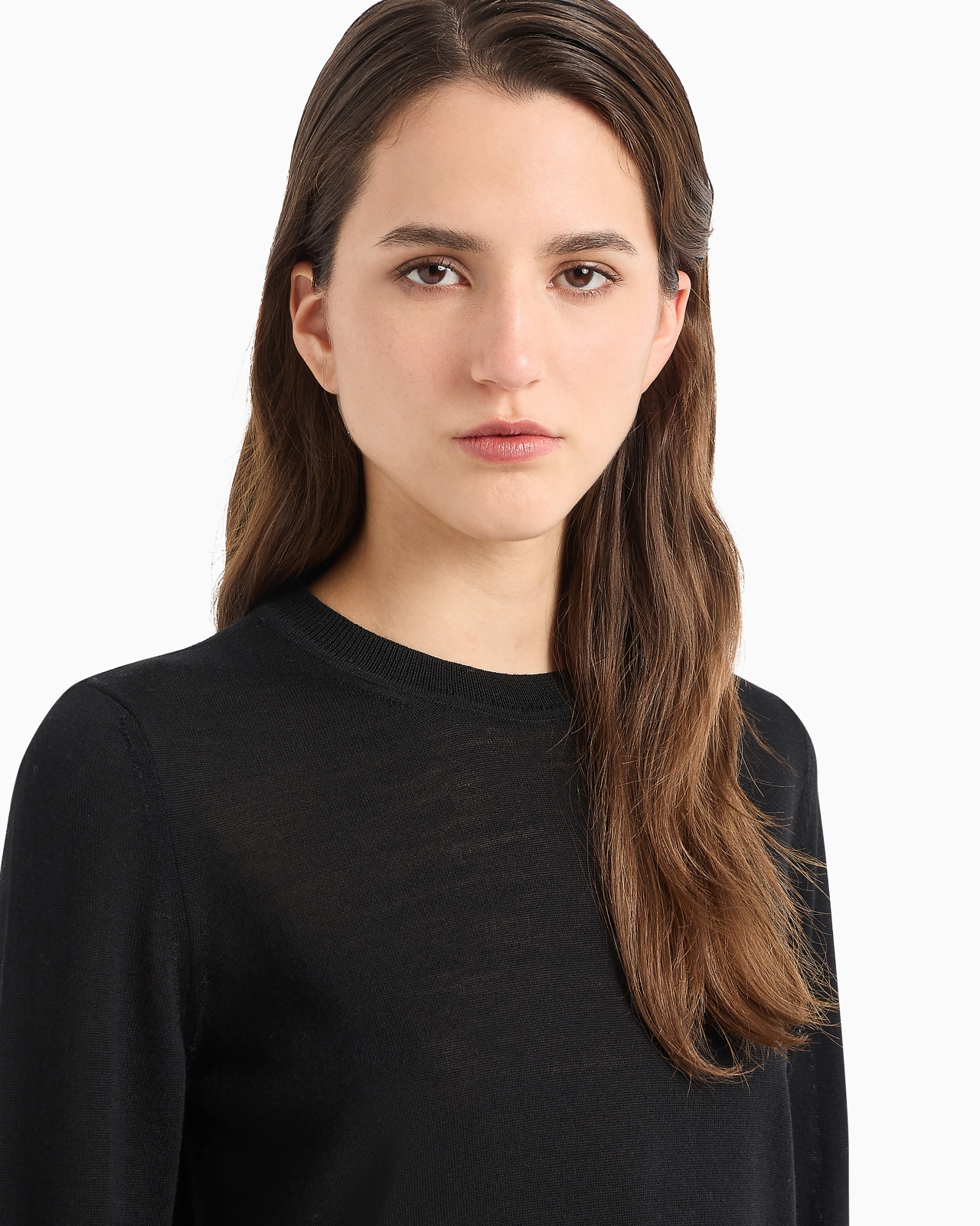 Crew-neck jumper in pure virgin wool - 5