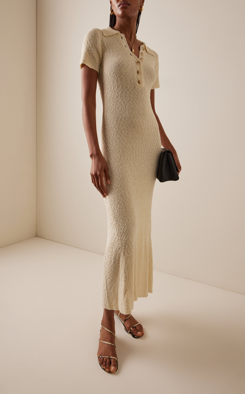 THIRD FORM Wistful Knit Midi Dress ivory outlook