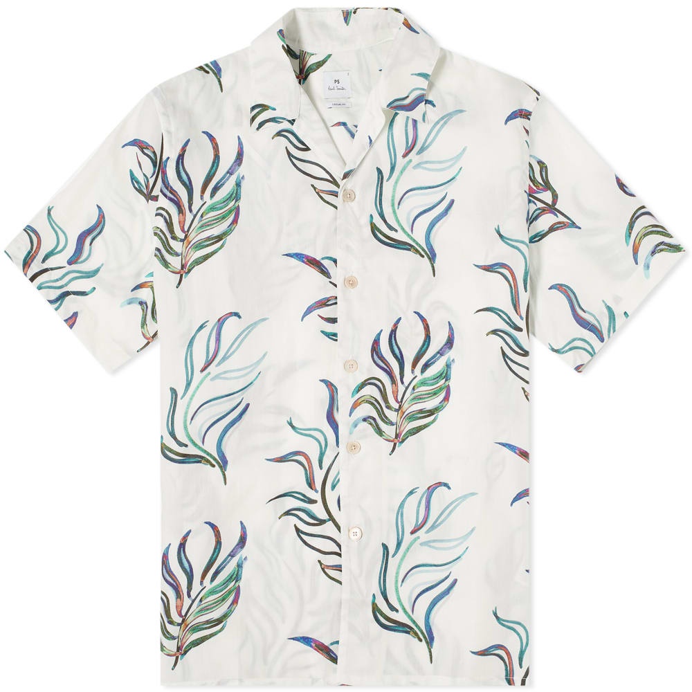 Paul Smith Leaf Print Vacation Shirt - 1