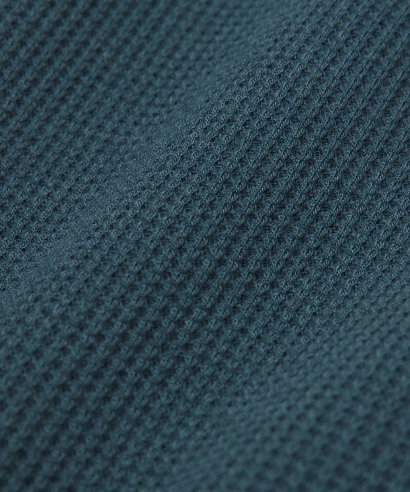 Cotton-Blend Waffle Knit Hoodie 6