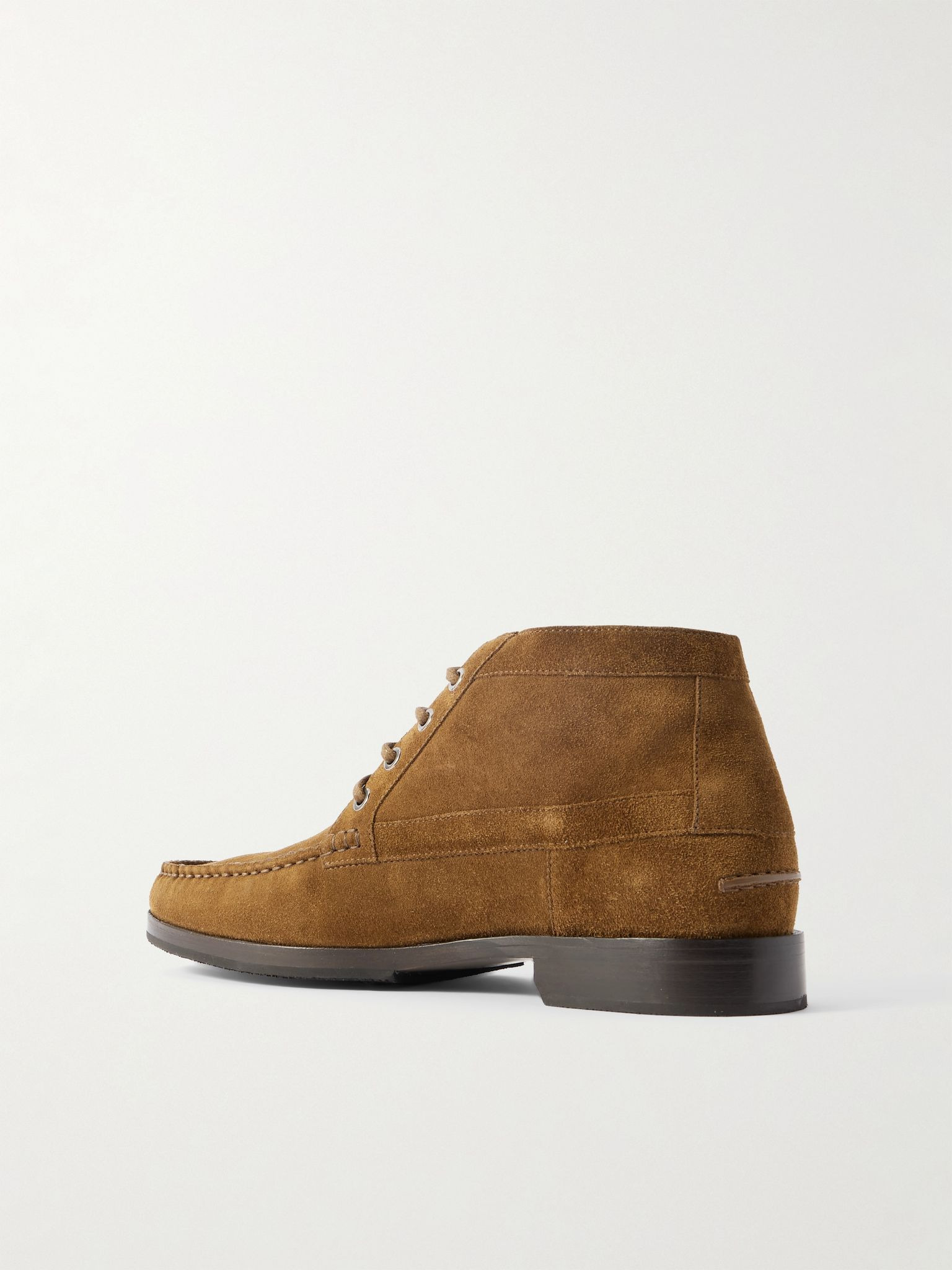 Crosta Rhinebeck Suede Lace-Up Boots Brown - 4