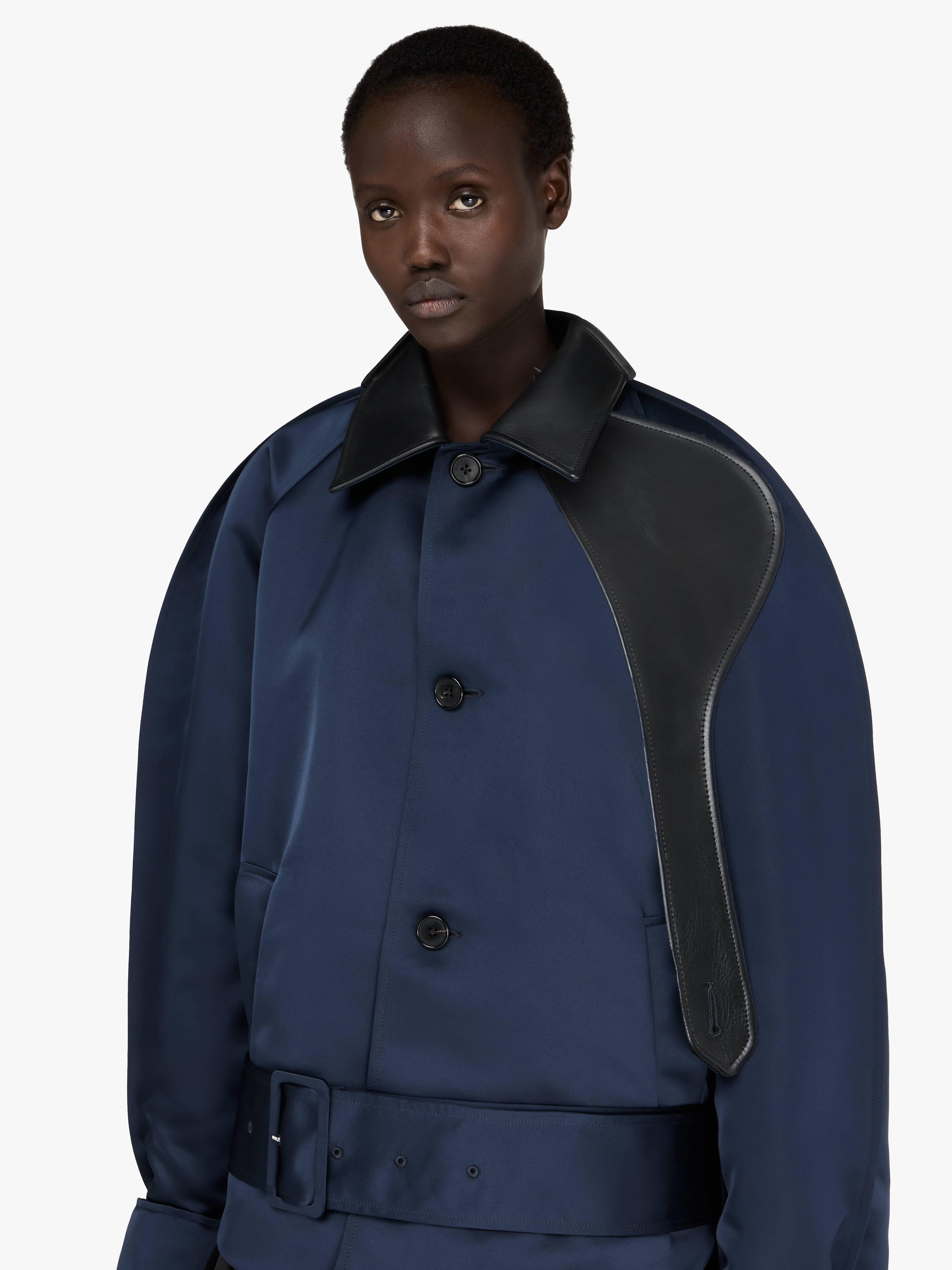 ROUNDED BLOUSON JACKET - 4