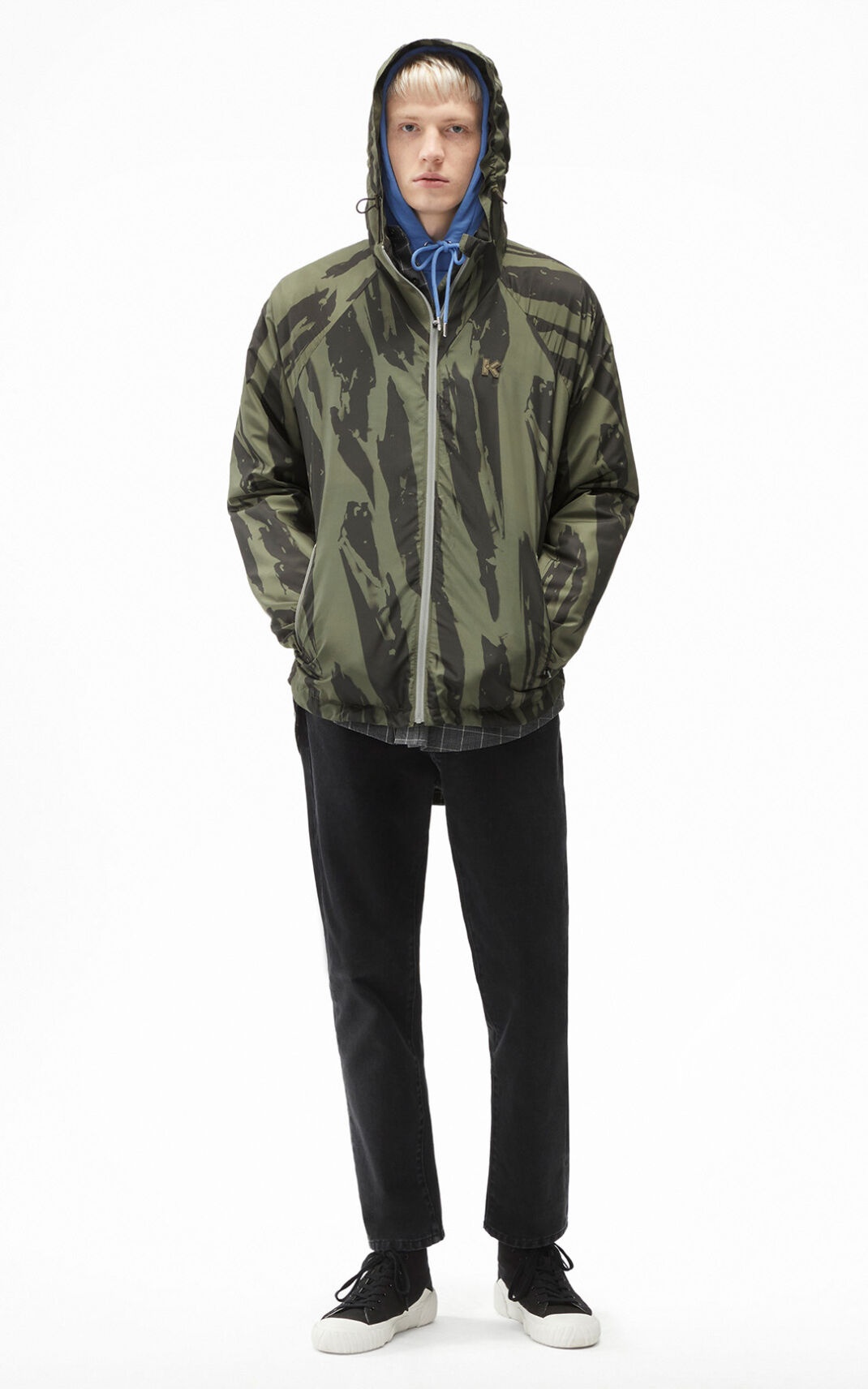 'Pleat Camo' windbreaker - 3