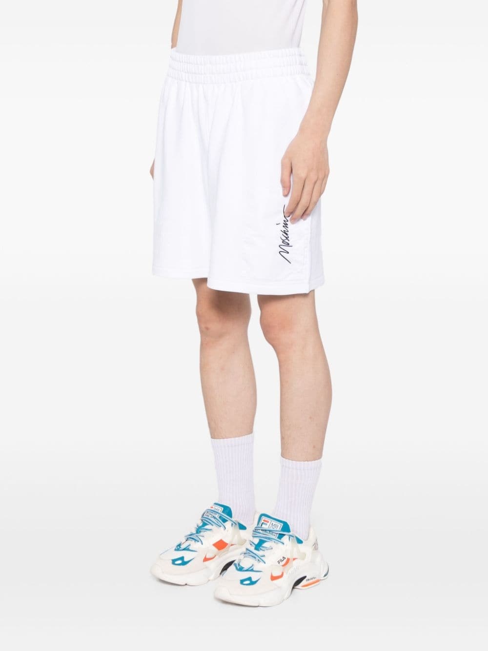 logo embroidered short - 3