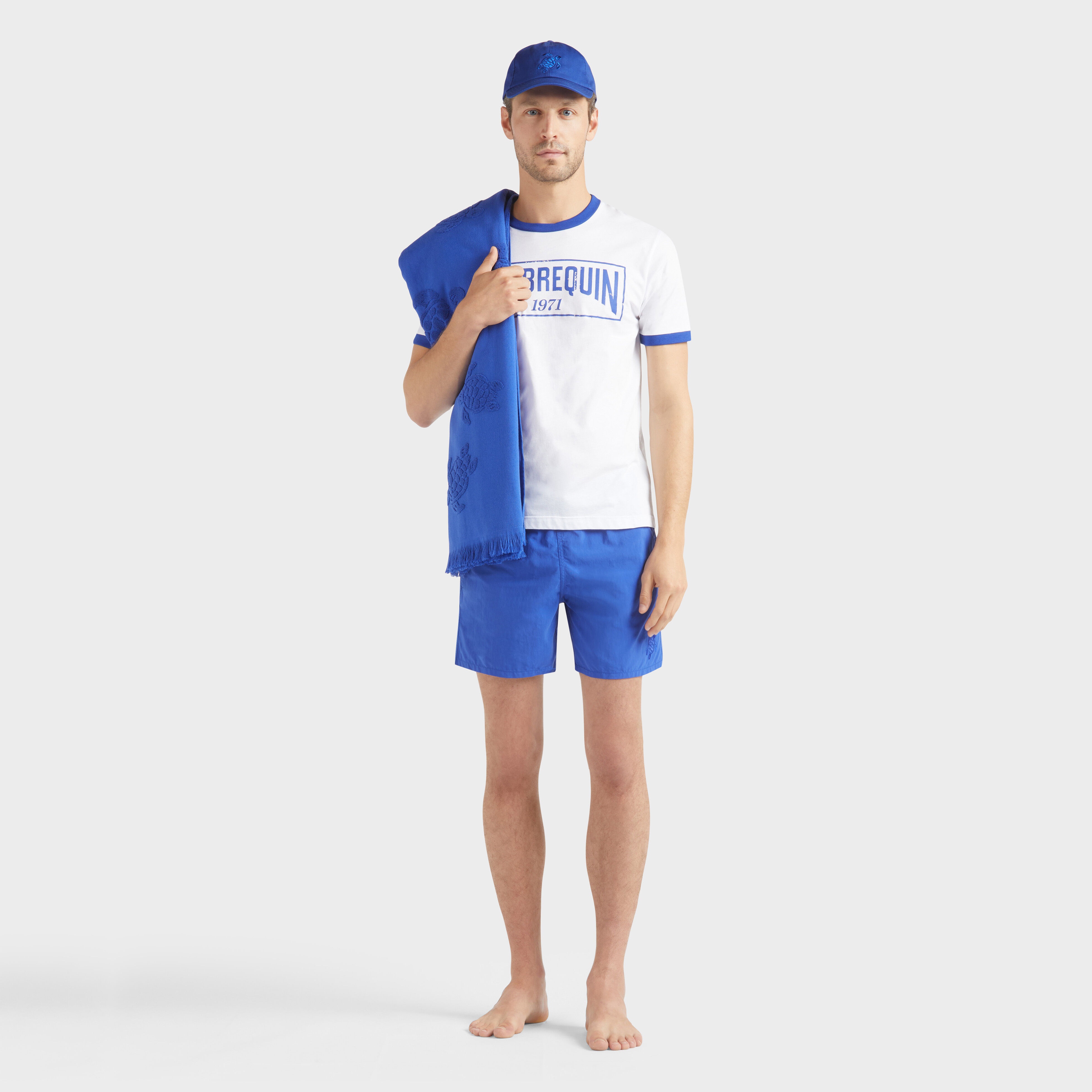 Men Cotton Light Jersey T-shirt Bicolor Logo - 5