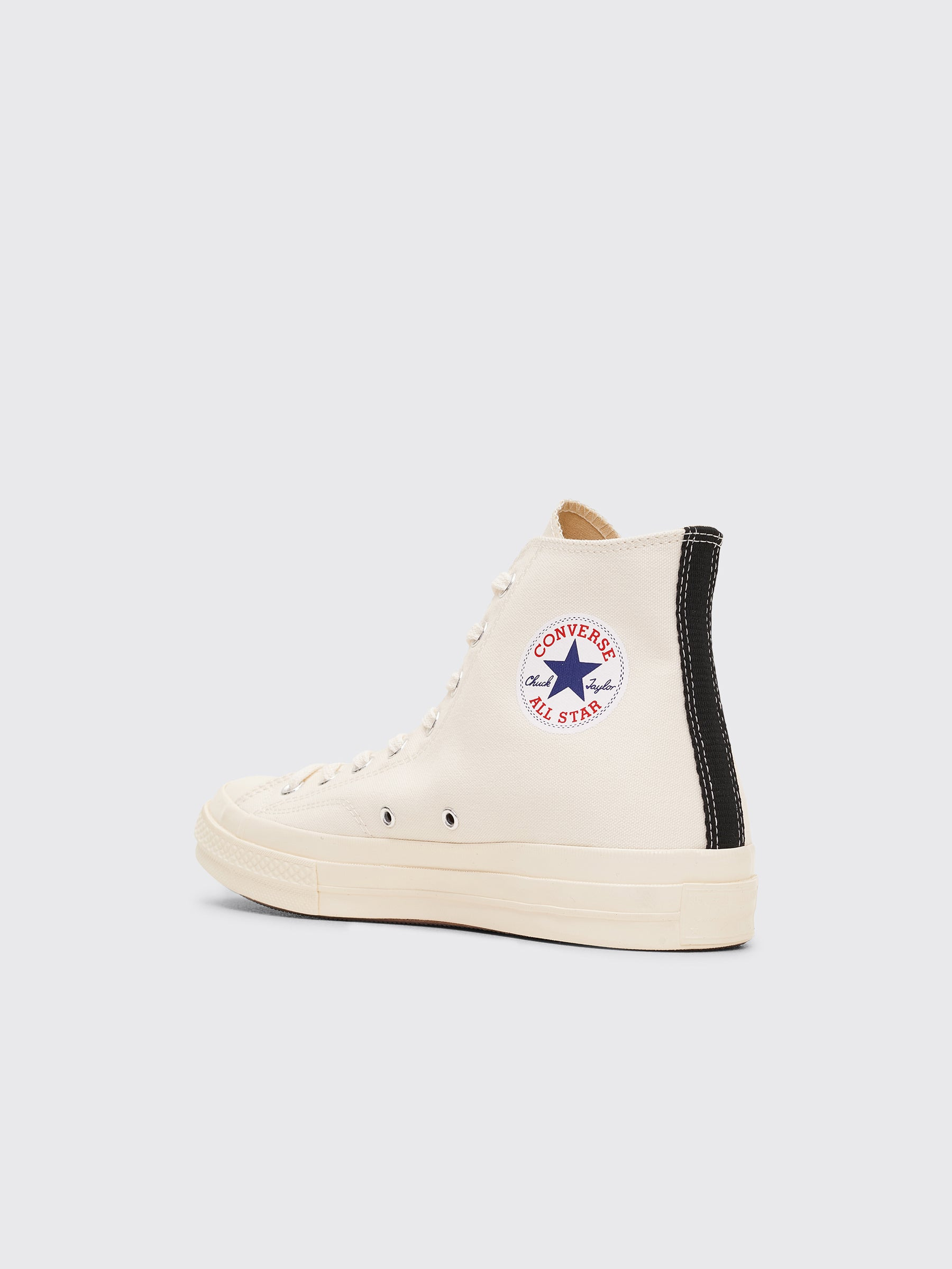 COMME DES GARÇONS PLAY X CONVERSE CHUCK 70 HI WHITE - 2