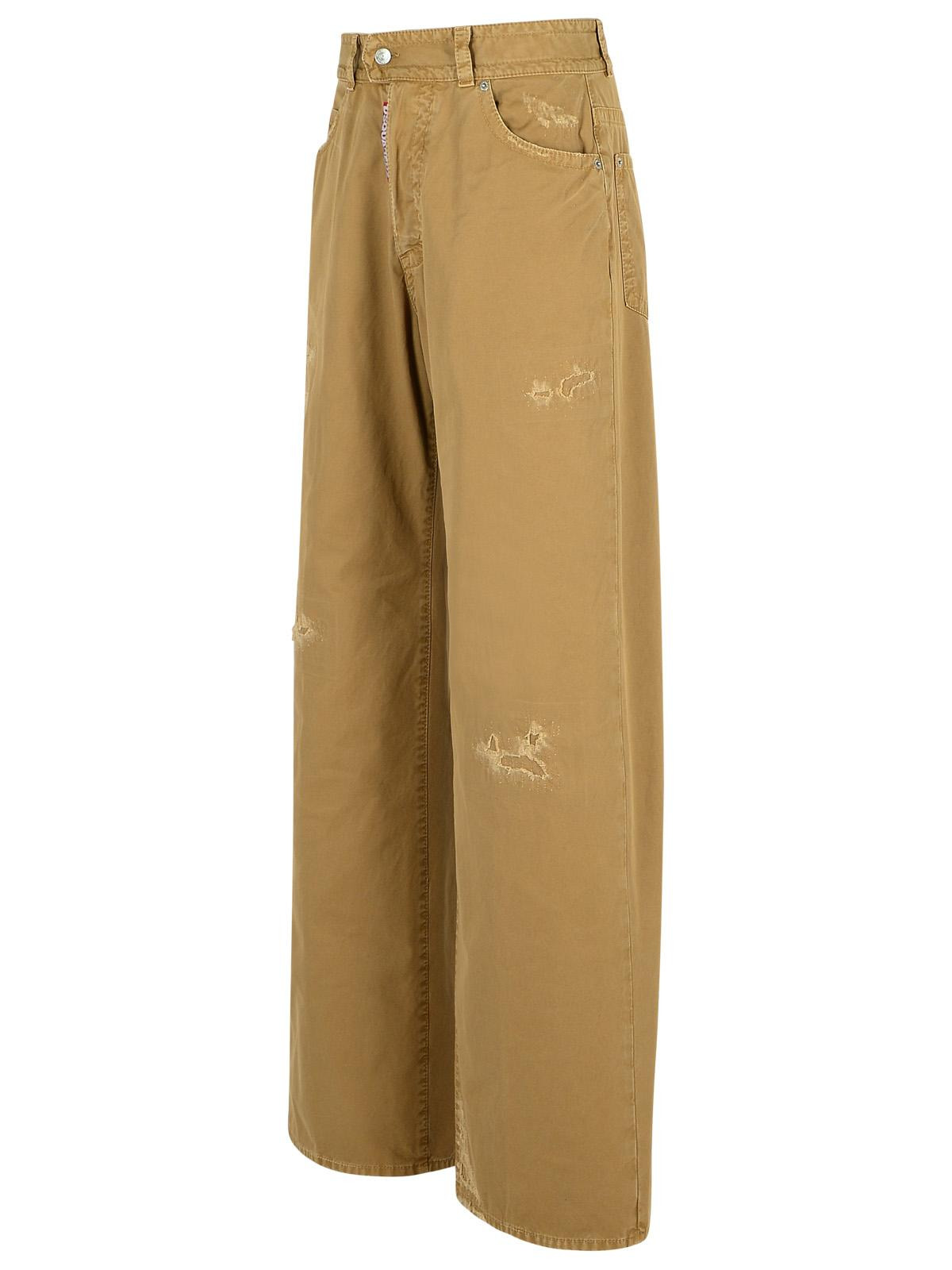 Dsquared2 '9 To 5' Beige Cotton Pants Women - 2