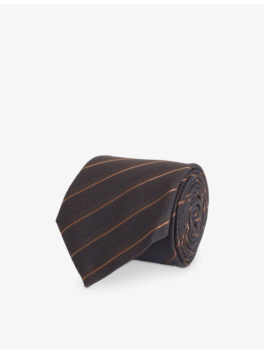 Striped Silk Tie - 1