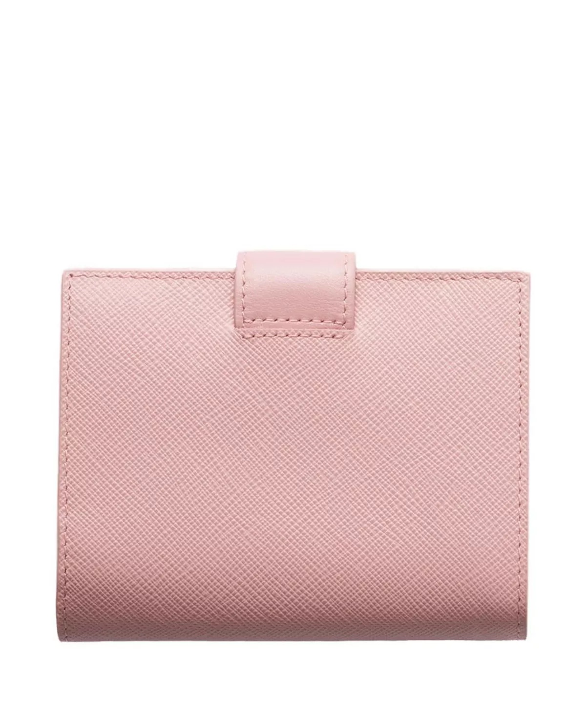 Small Saffiano and Smooth Leather Wallet - 4