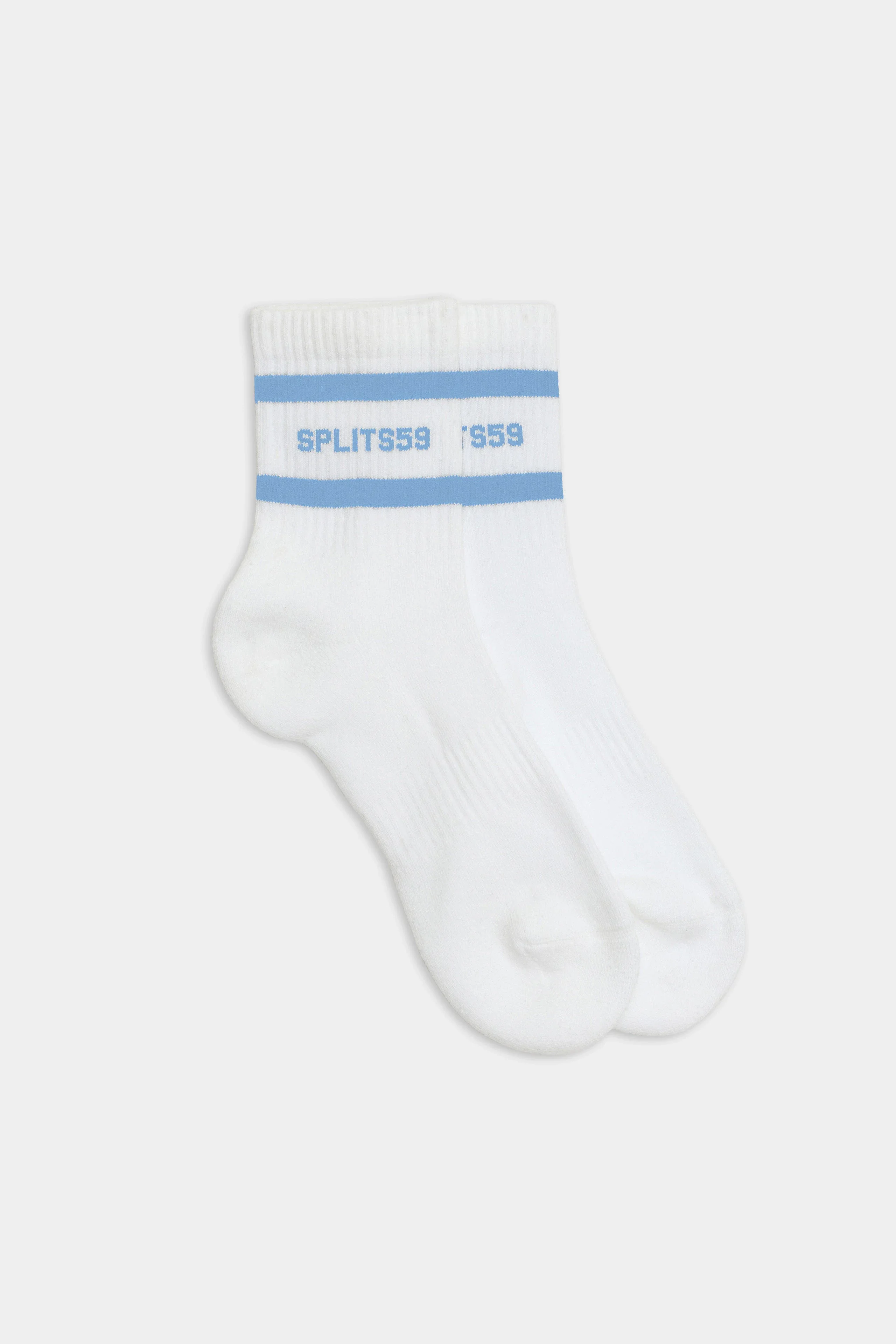 Logo Stripe Quarter Socks - 1