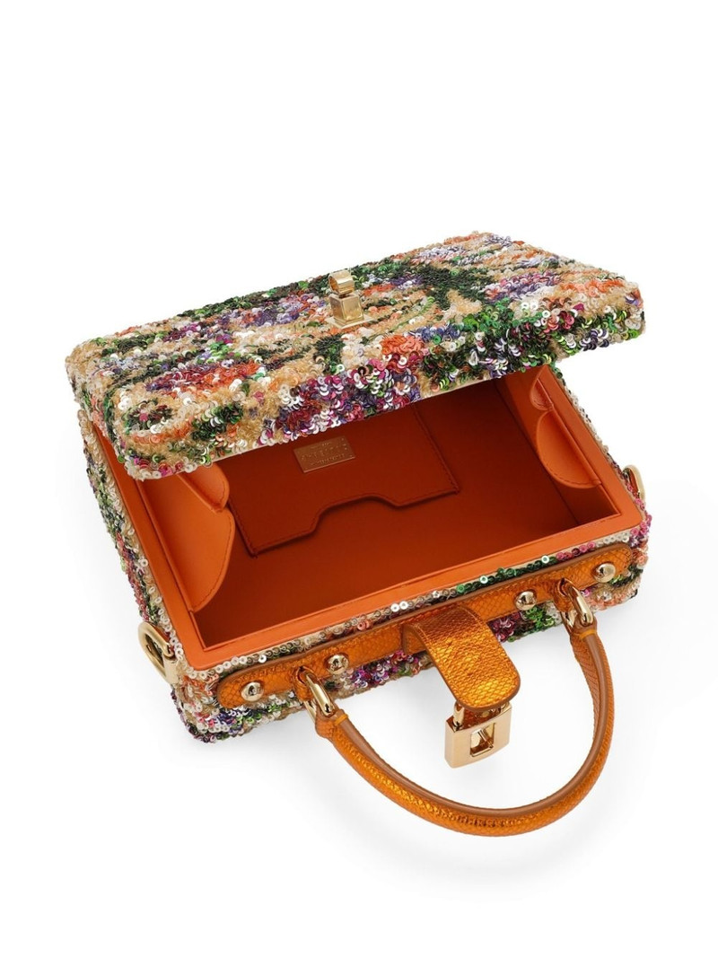 Dolce Box sequin-embellished tote bag 5