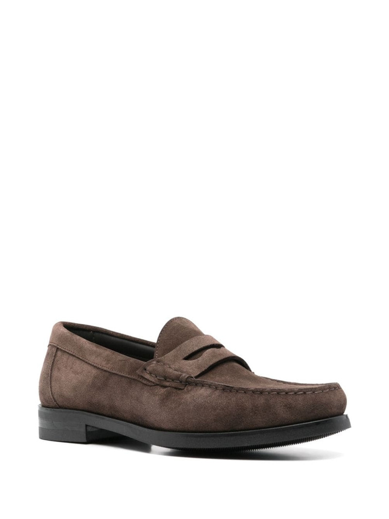 Canali suede loafers outlook